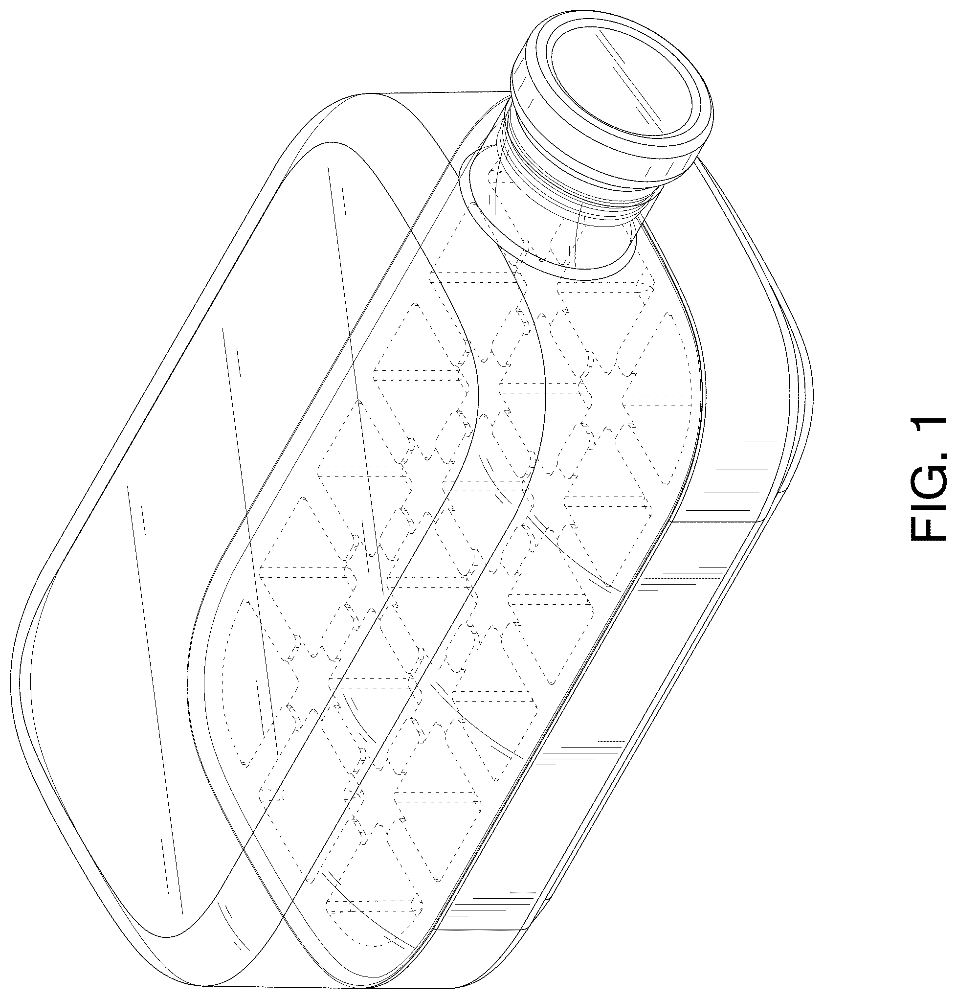 Patent USD1125298 — Ice cube bottle — Figure 1