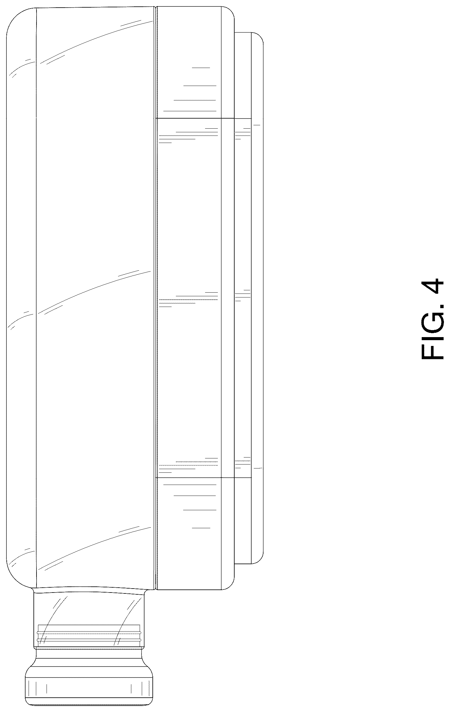 Patent USD1125298 Figure 4 – Ice cube bottle