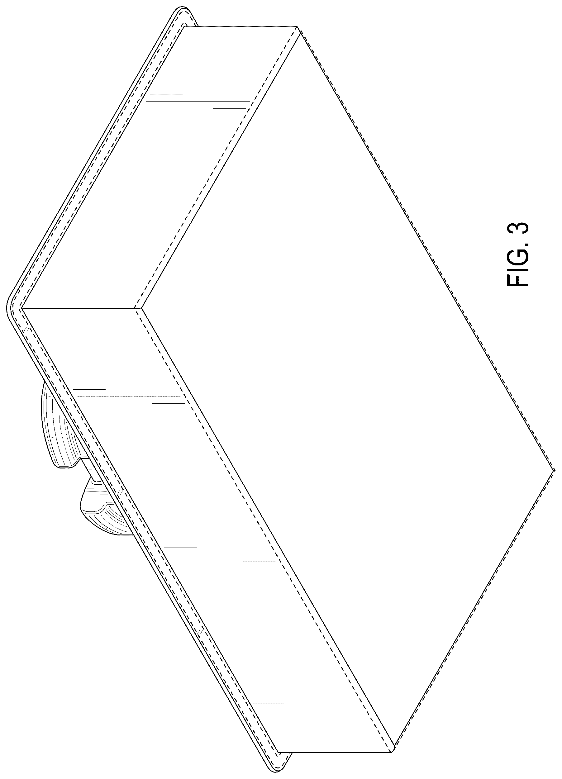 Patent USD1125299 Figure 3 – Build platform