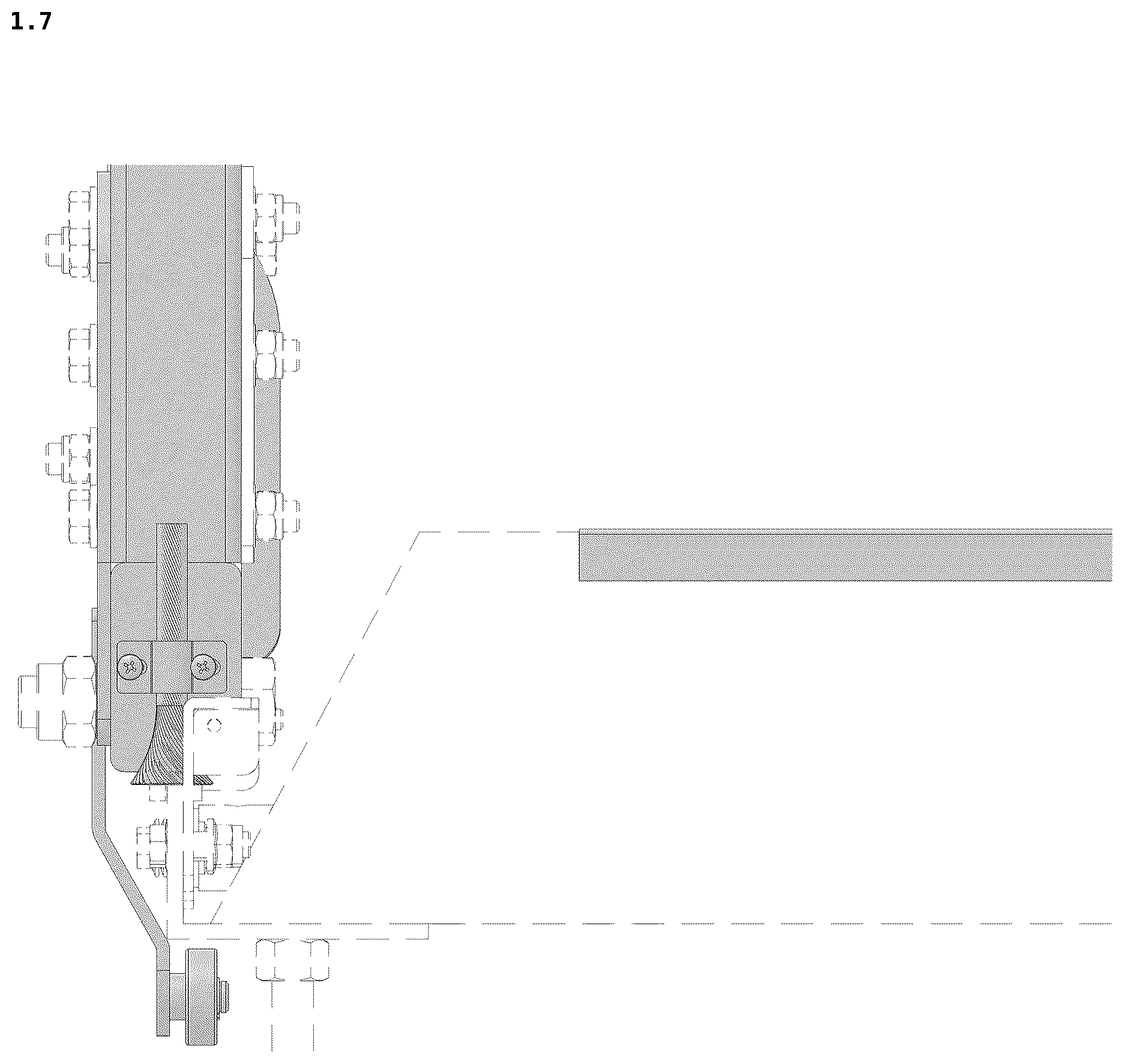 Patent USD1125301 Figure 7 – Sawmill machine
