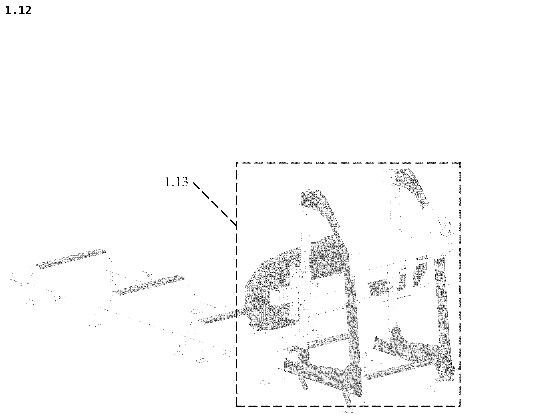 Patent USD1125301 Figure 12 – Sawmill machine