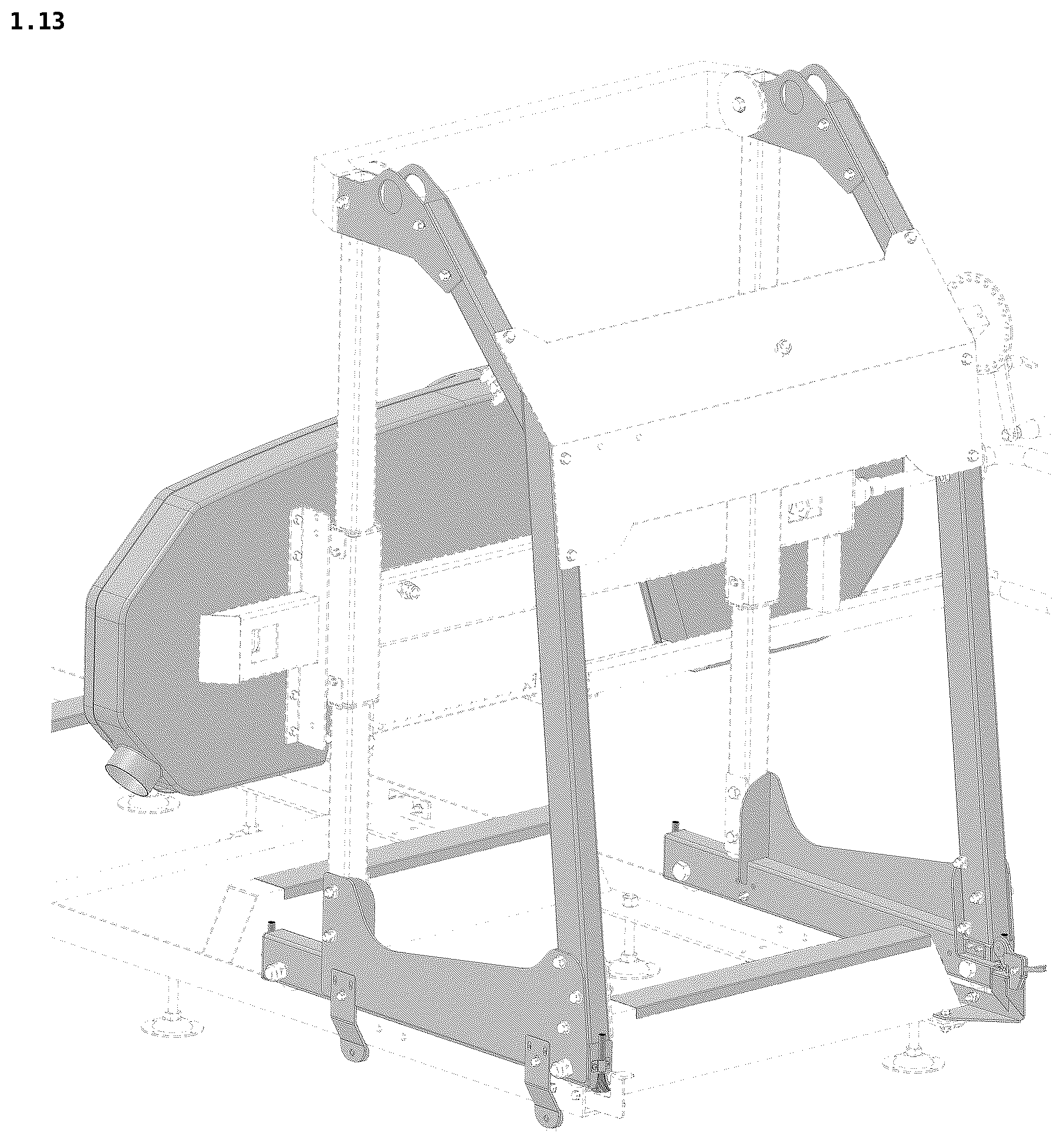 Patent USD1125301 Figure 13 – Sawmill machine
