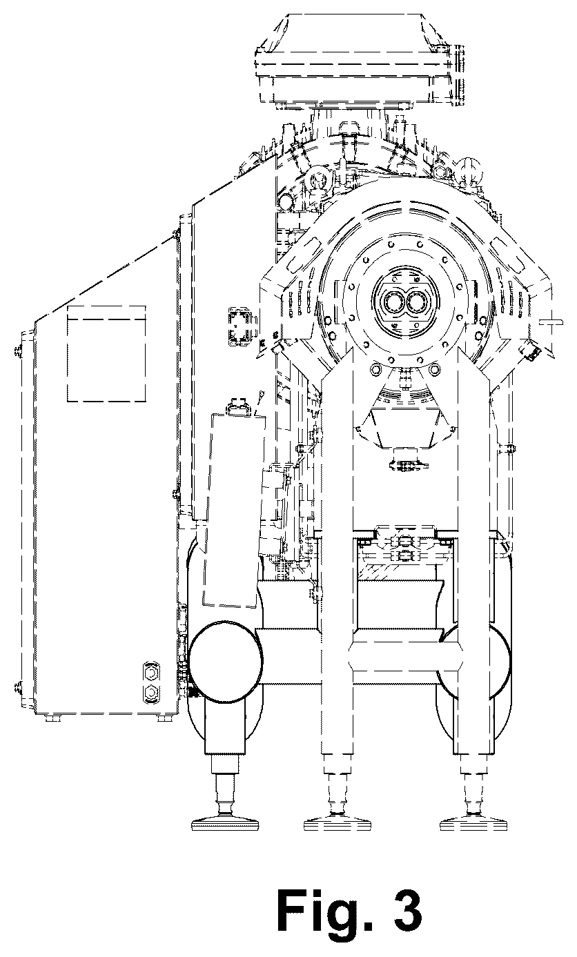 Patent USD1125302 Figure 3 – Food and feed industry machine (extruder)