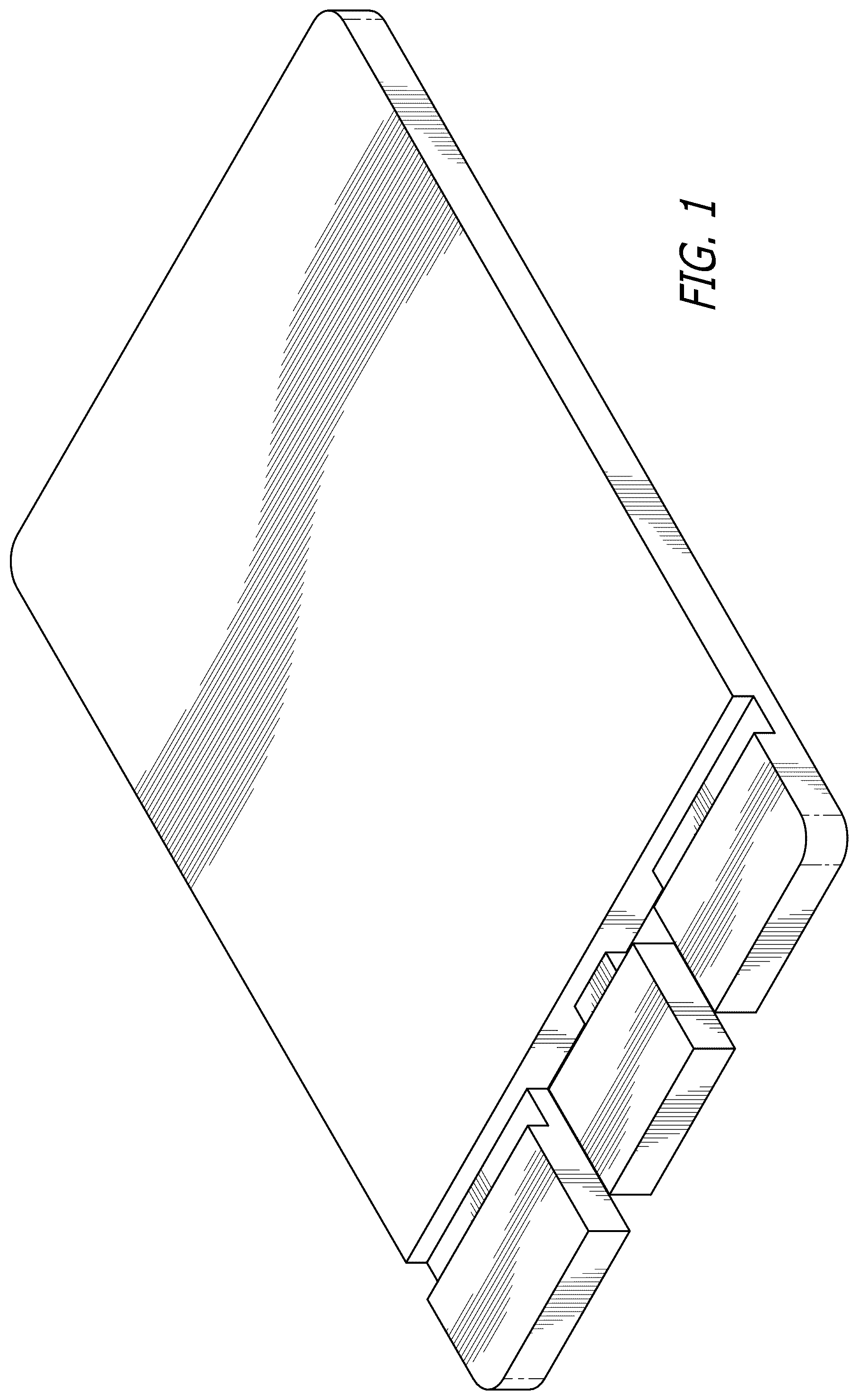 Patent USD1125305 Figure 1 – Platen