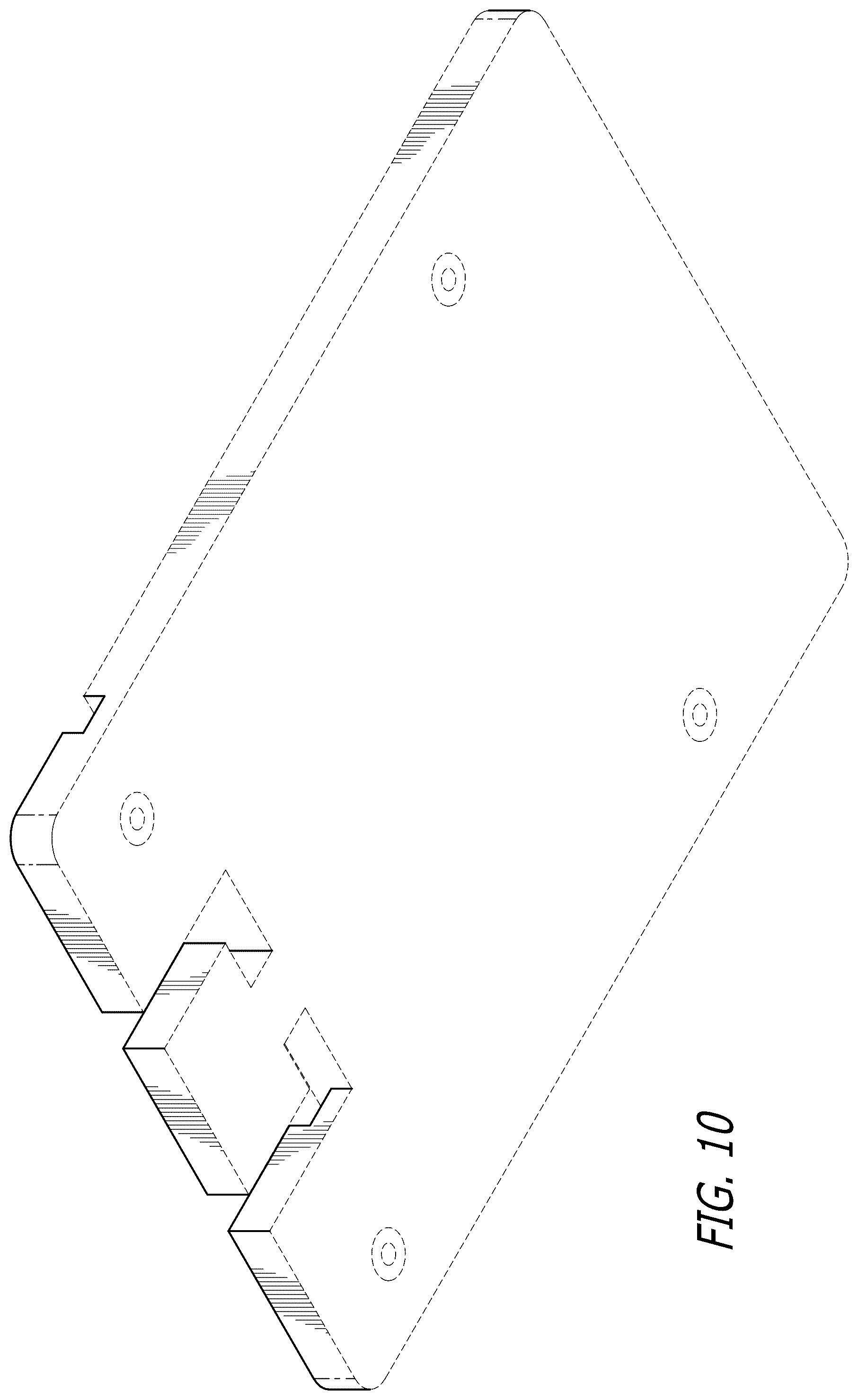 Patent USD1125305 Figure 8 – Platen