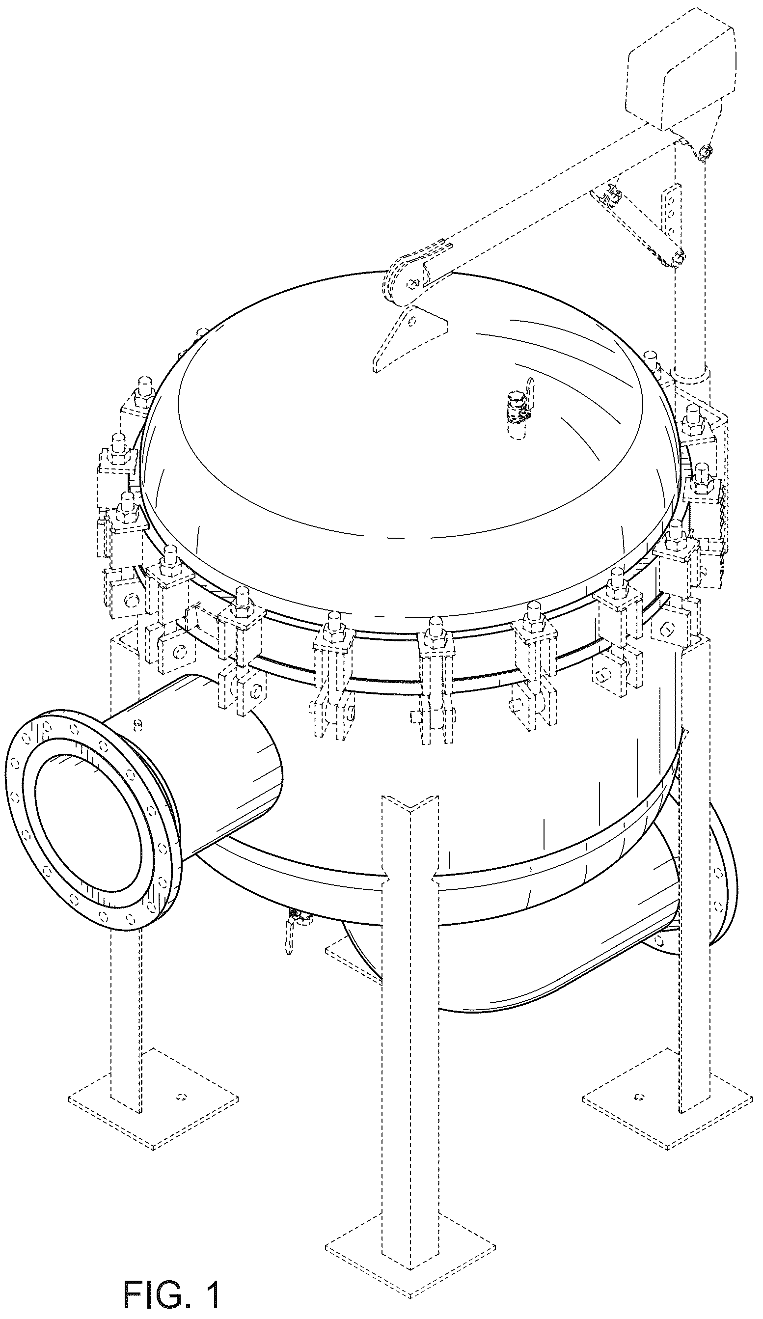 Patent USD1125307 Figure 1 – Strainer