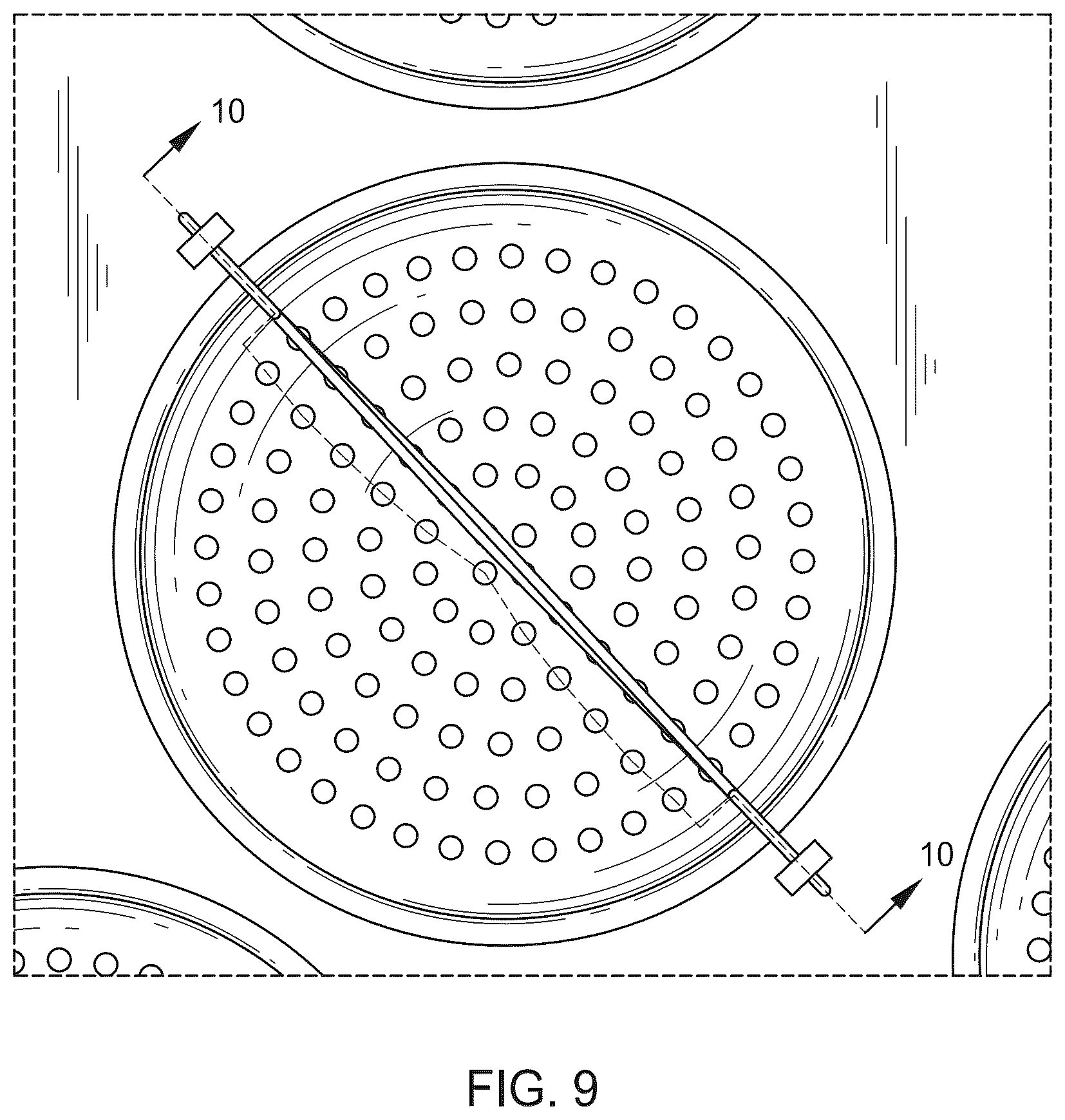 Patent USD1125307 Figure 9 – Strainer