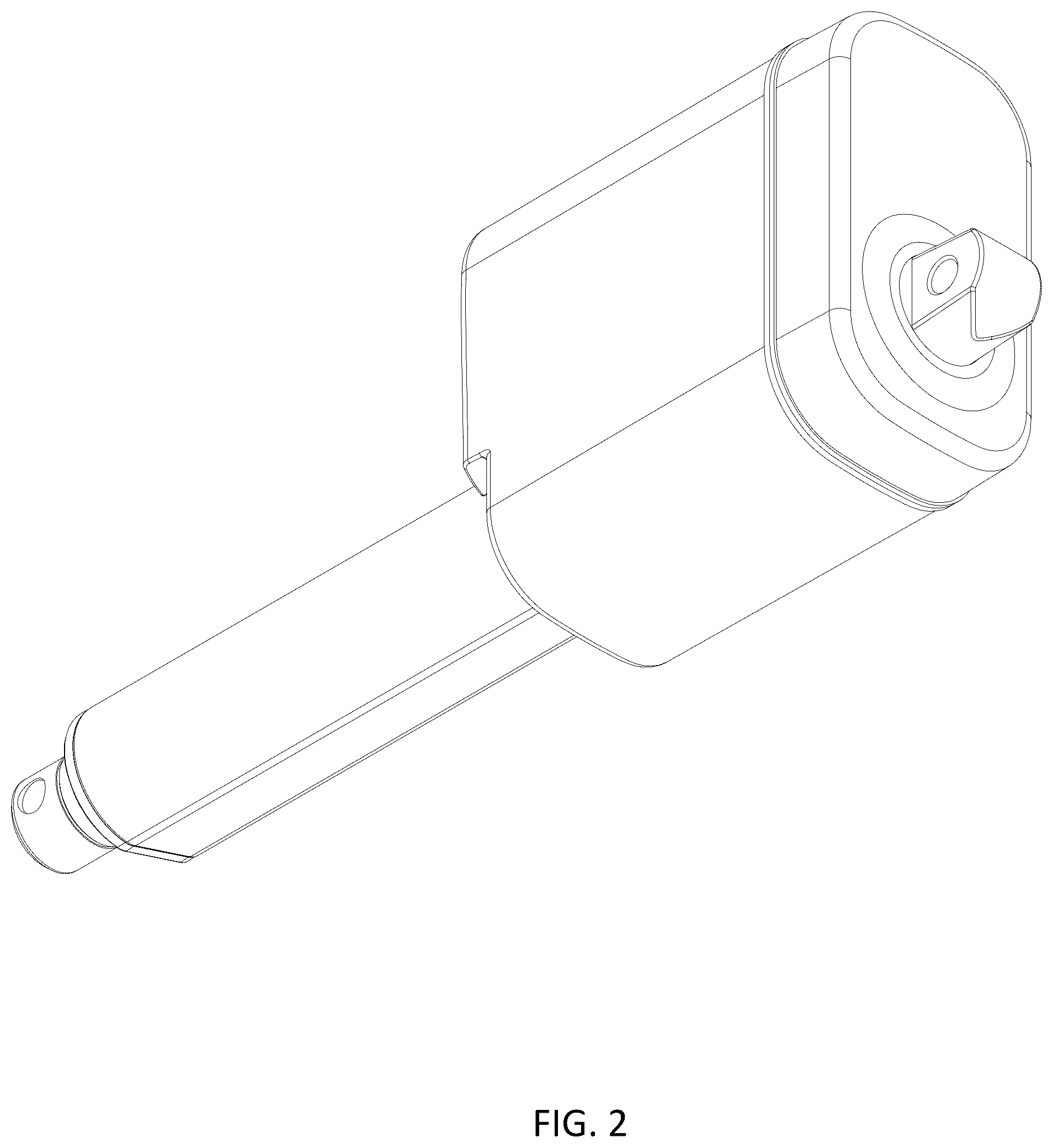 Patent USD1125308 Figure 2 – Linear actuator