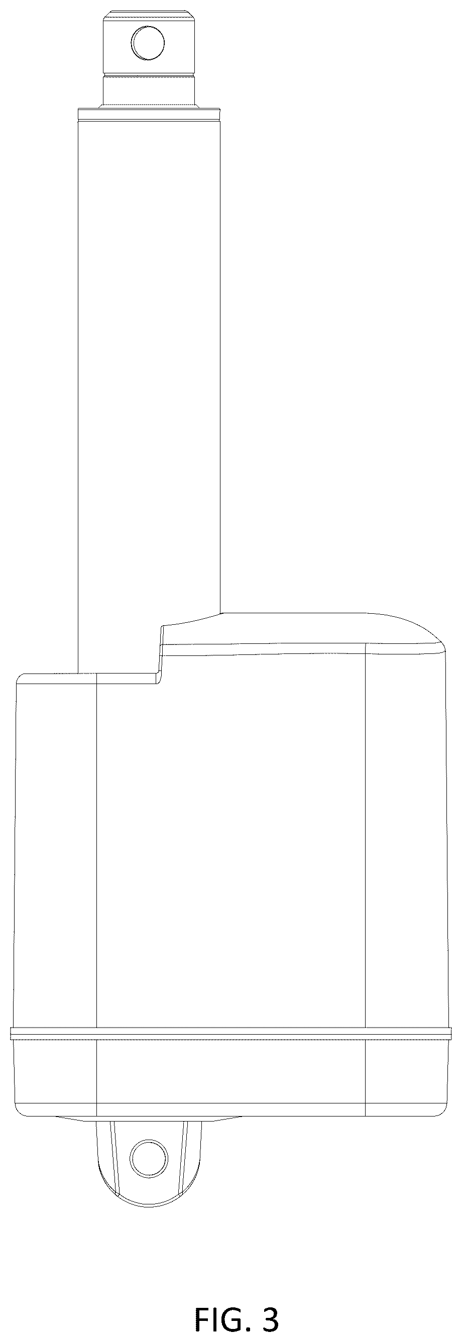 Patent USD1125308 Figure 3 – Linear actuator