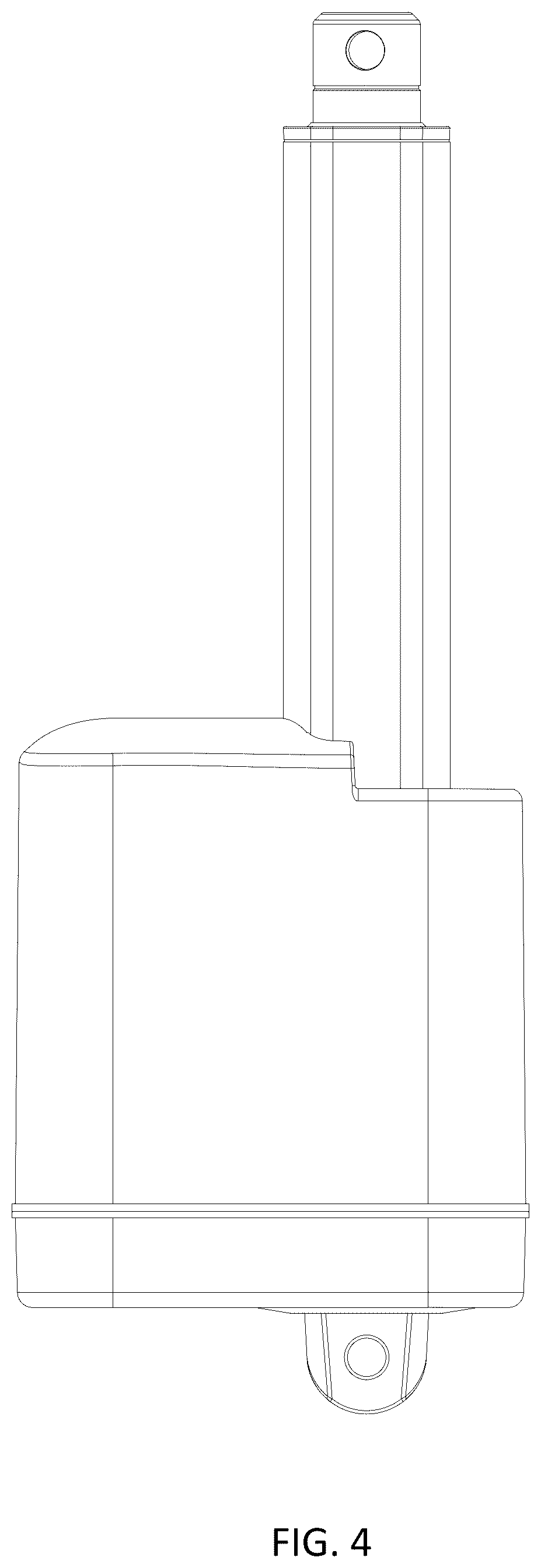 Patent USD1125308 Figure 4 – Linear actuator