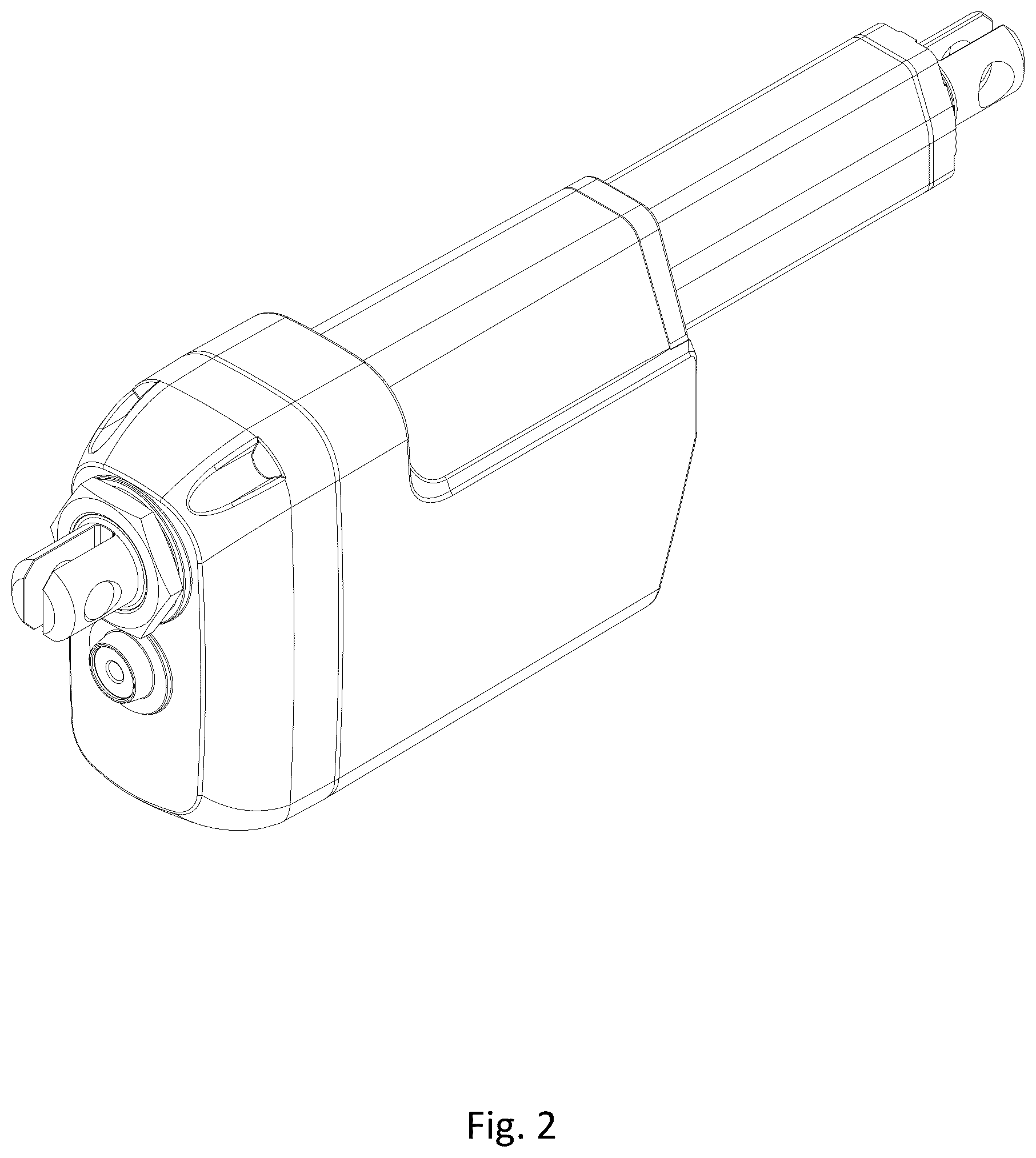 Patent USD1125309 Figure 2 – Linear actuator