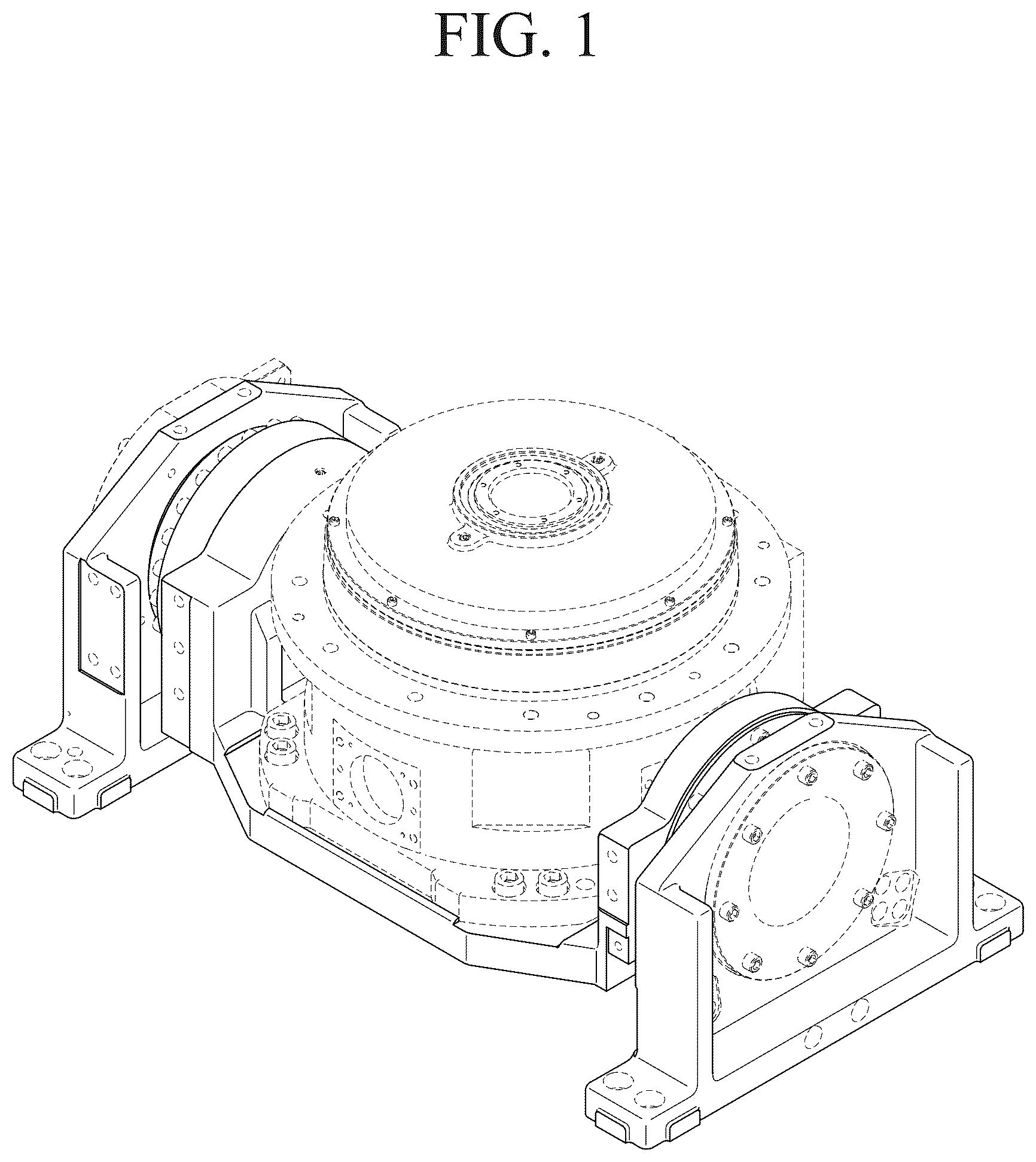 Patent USD1125310 Figure 1 – Speed reducer