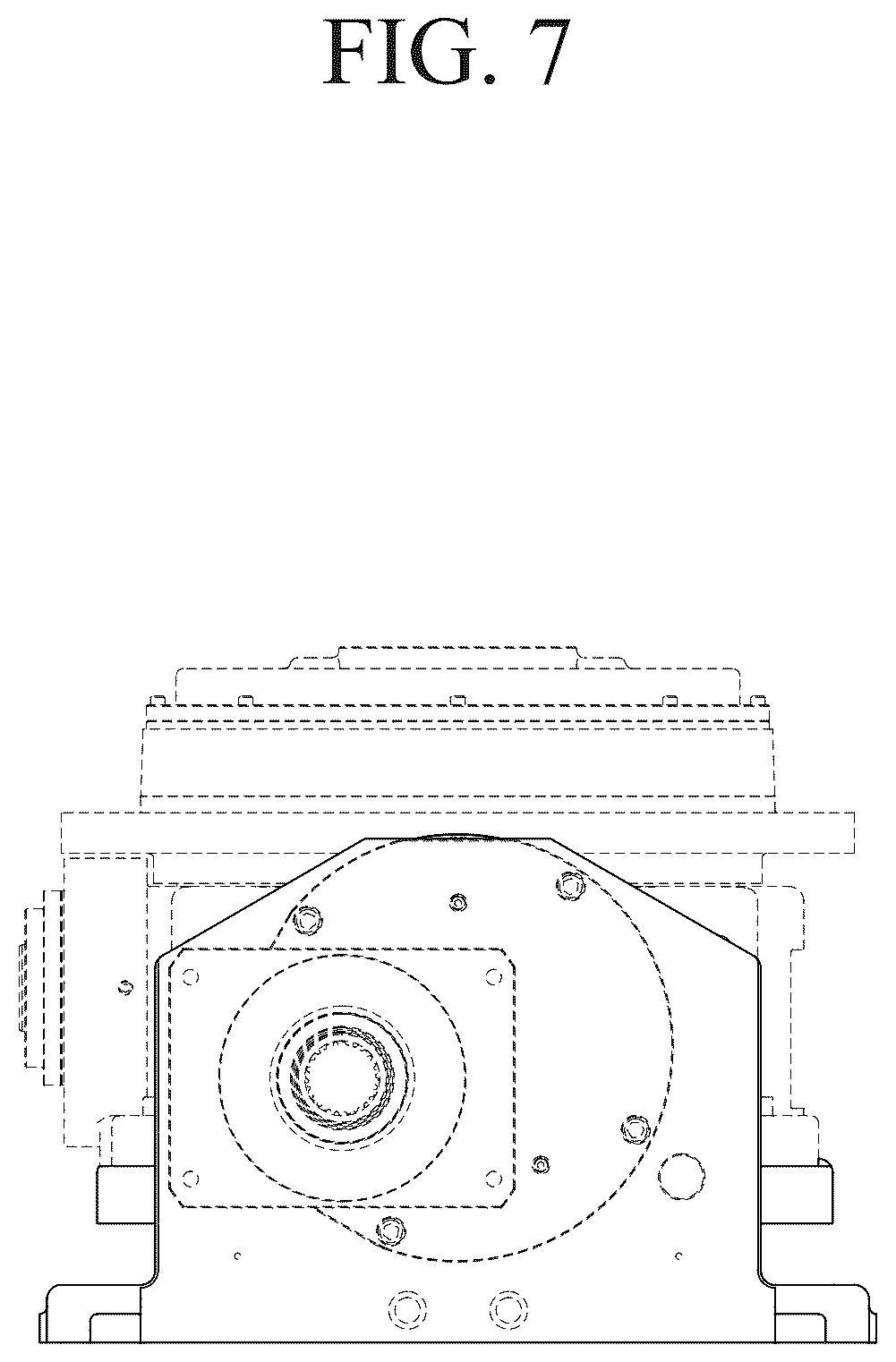 Patent USD1125310 Figure 7 – Speed reducer