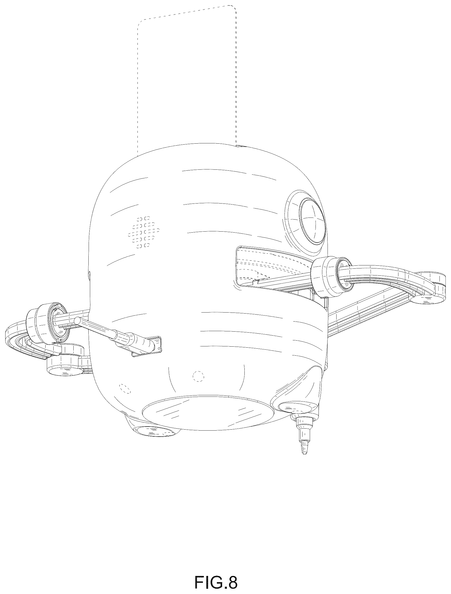 Patent USD1125312 Figure 8 – Intelligent painting robot
