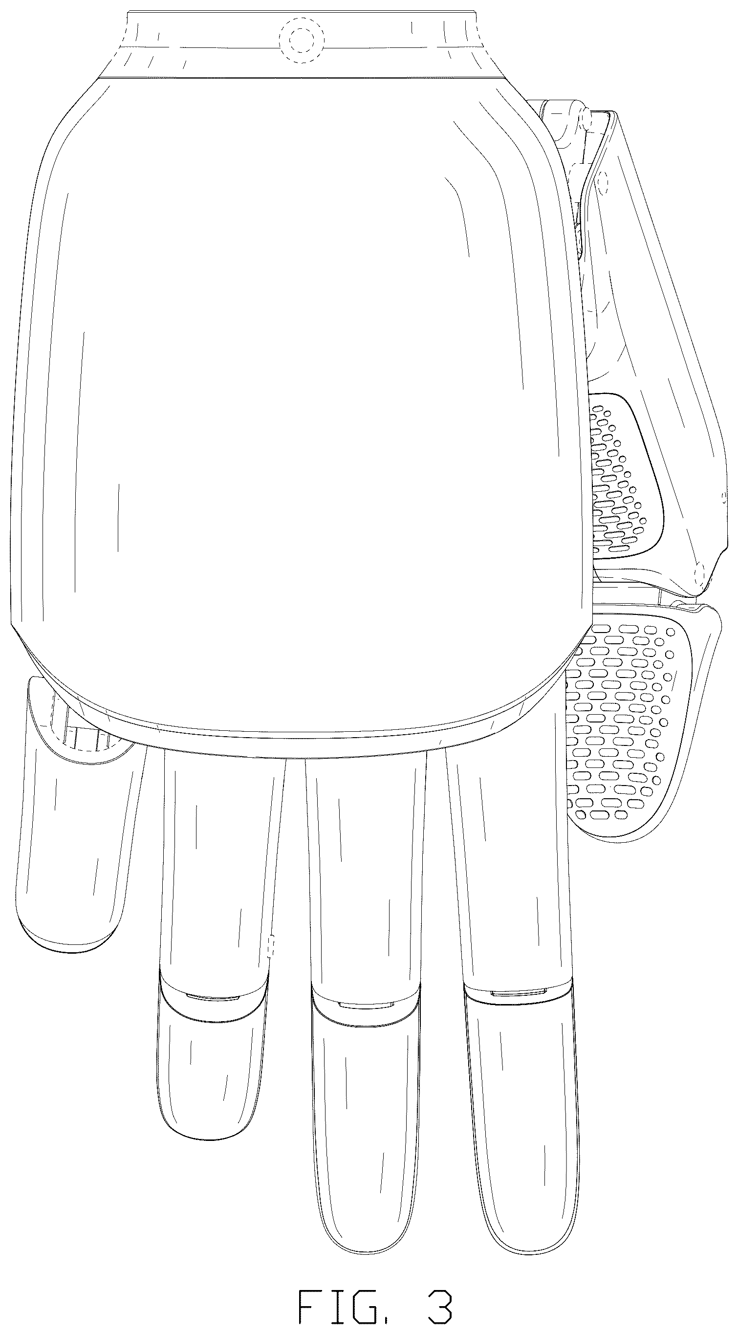 Patent USD1125314 Figure 3 – Robot hand