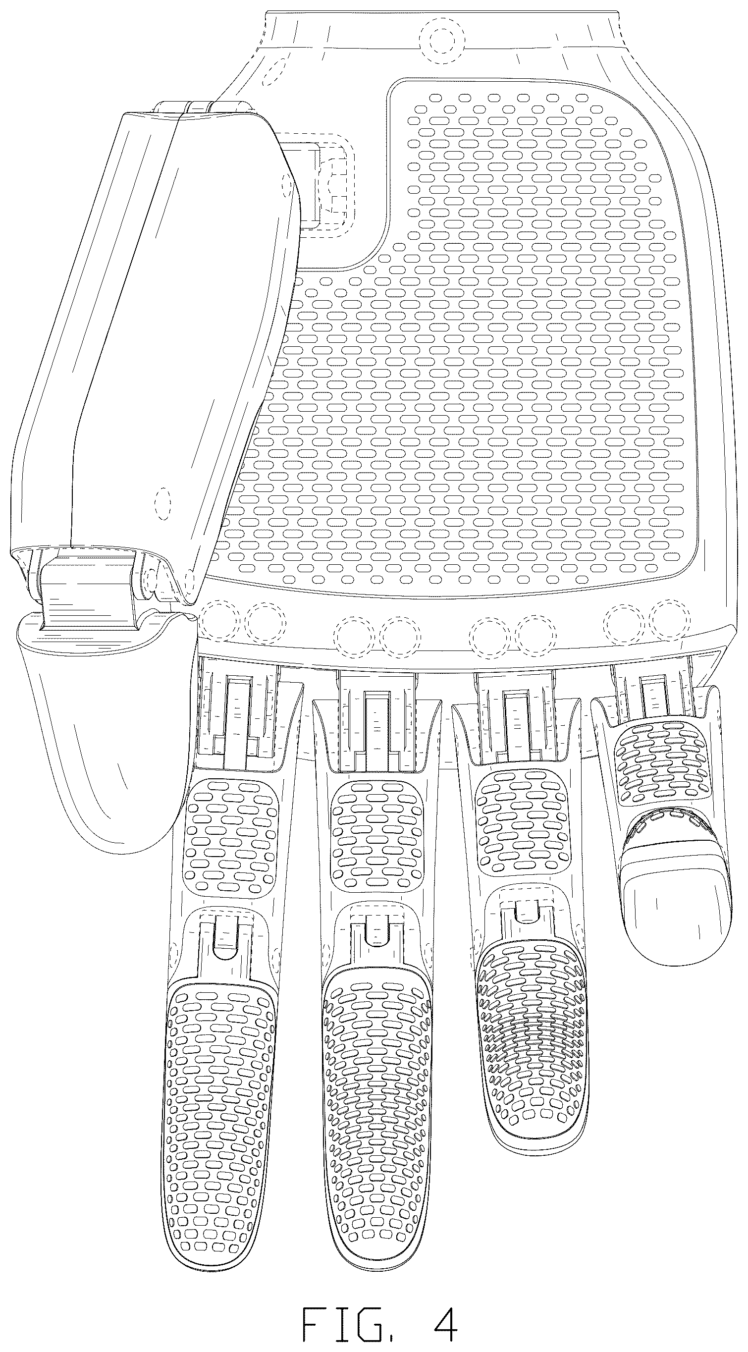 Patent USD1125314 Figure 4 – Robot hand