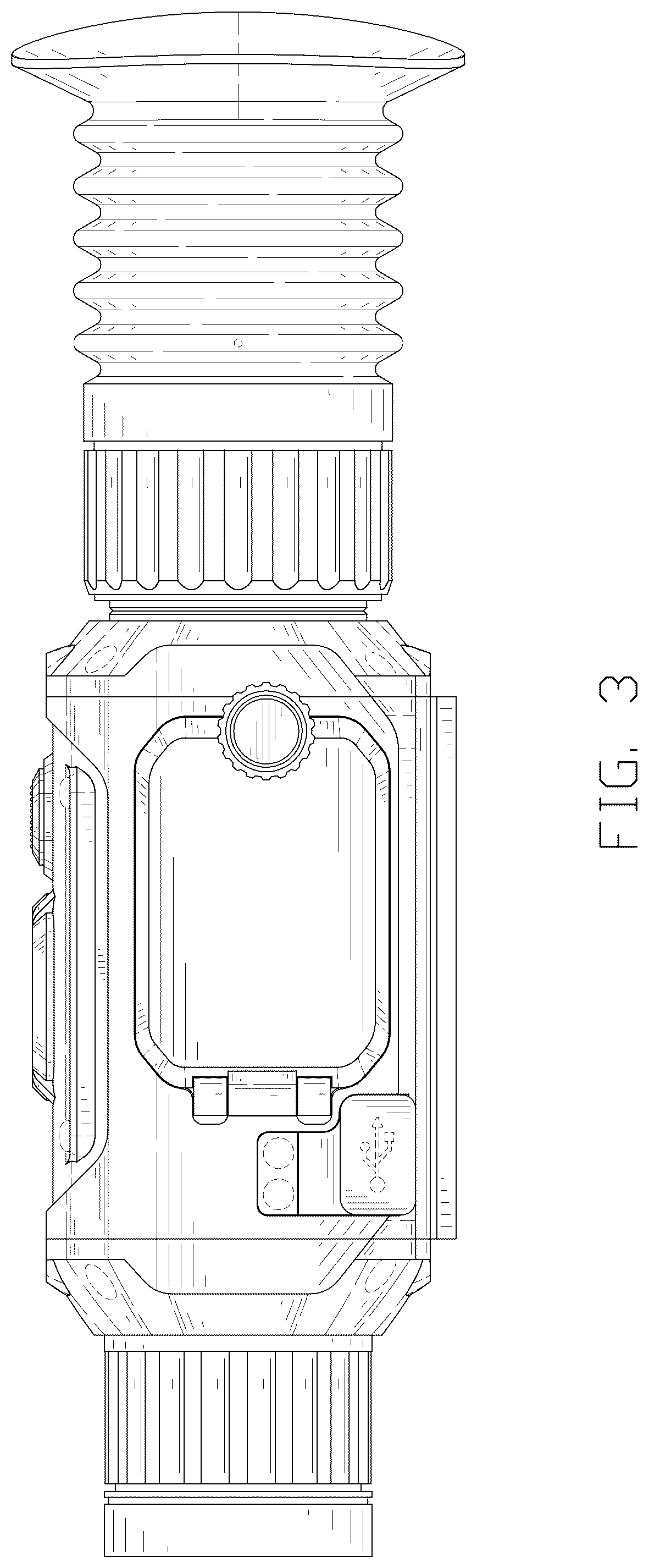 Patent USD1125316 Figure 3 – Thermal camera