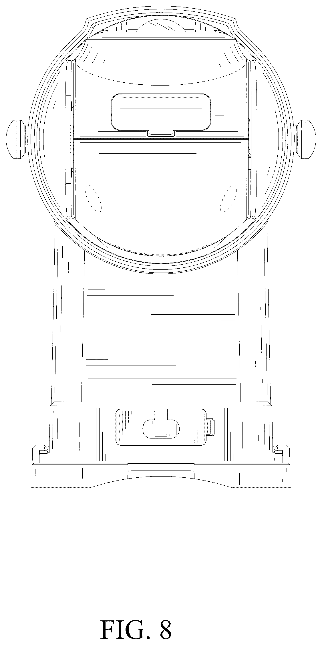 Patent USD1125323 Figure 8 – Camera housing