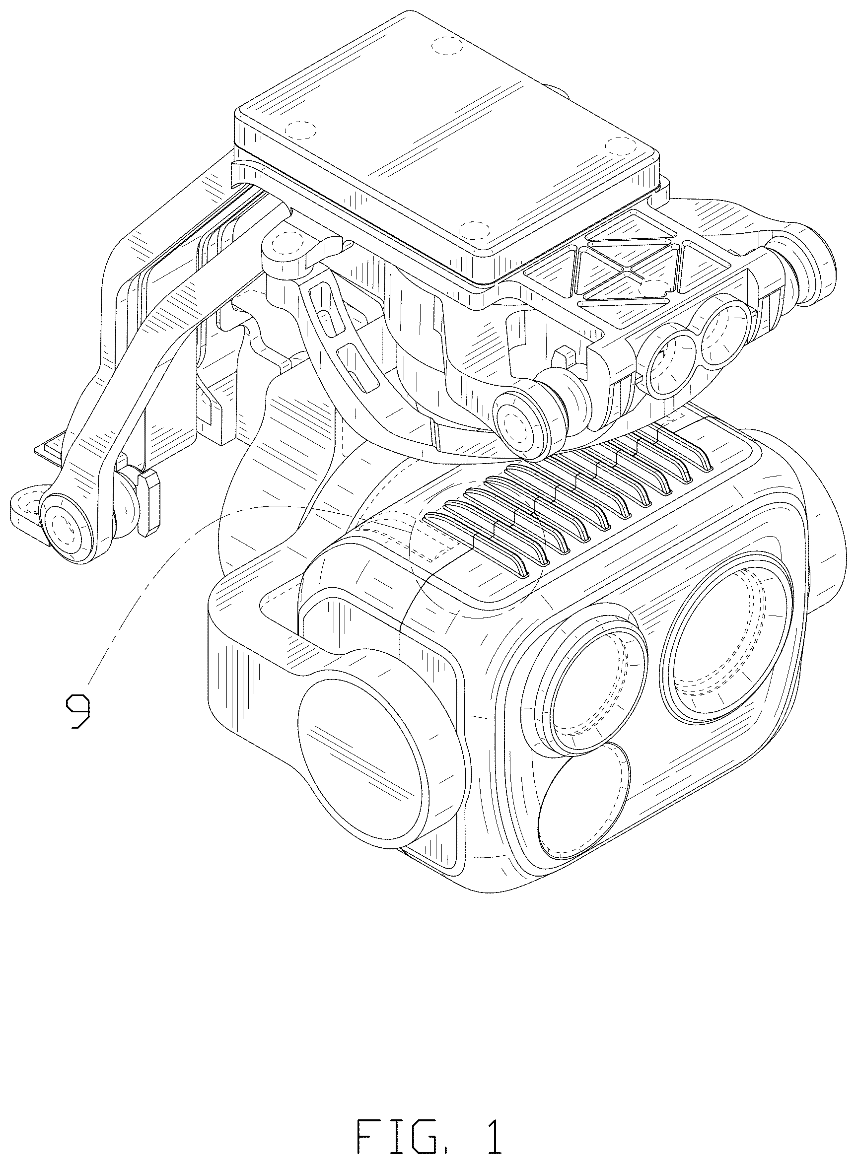 Patent USD1125326 — Gimbal camera — Figure 1