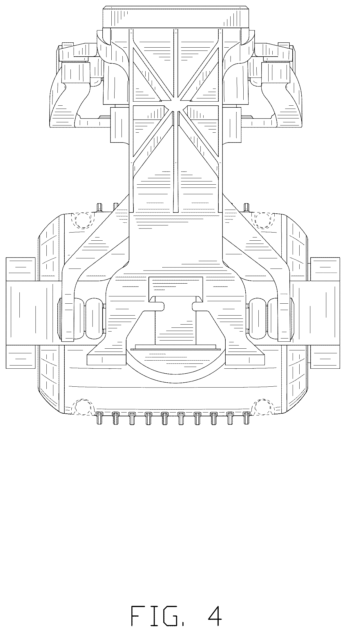 Patent USD1125326 Figure 4 – Gimbal camera