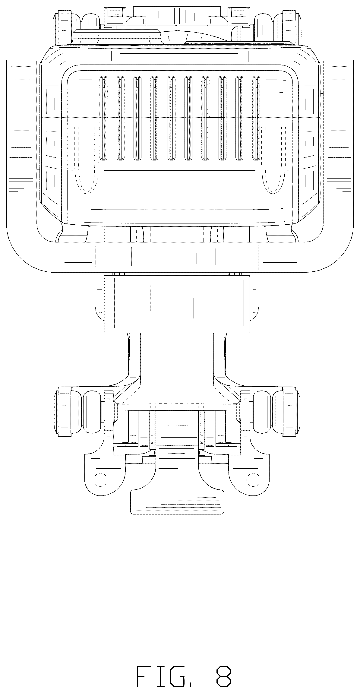 Patent USD1125326 Figure 8 – Gimbal camera