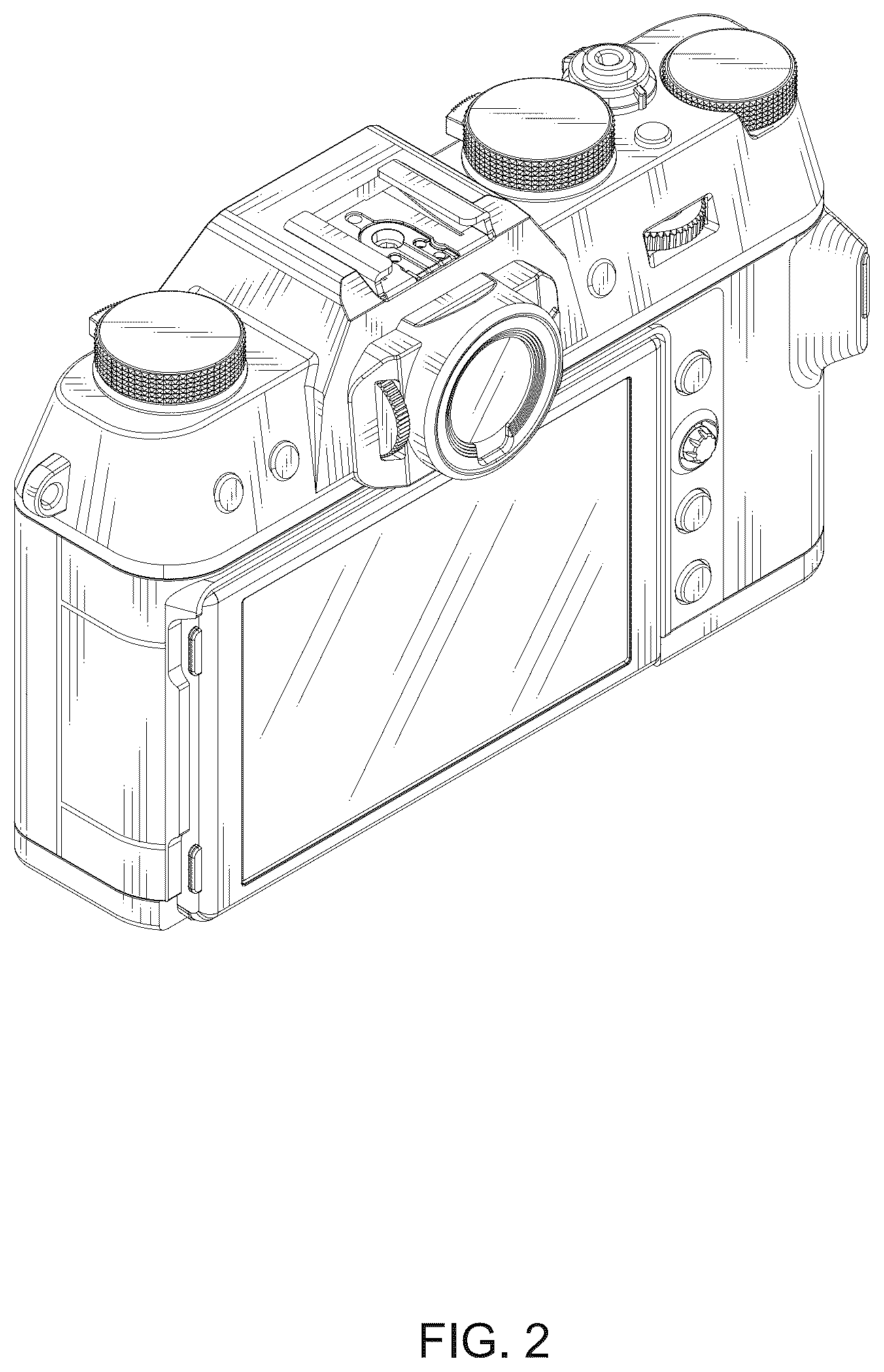 Patent USD1125328 Figure 2 – Digital camera