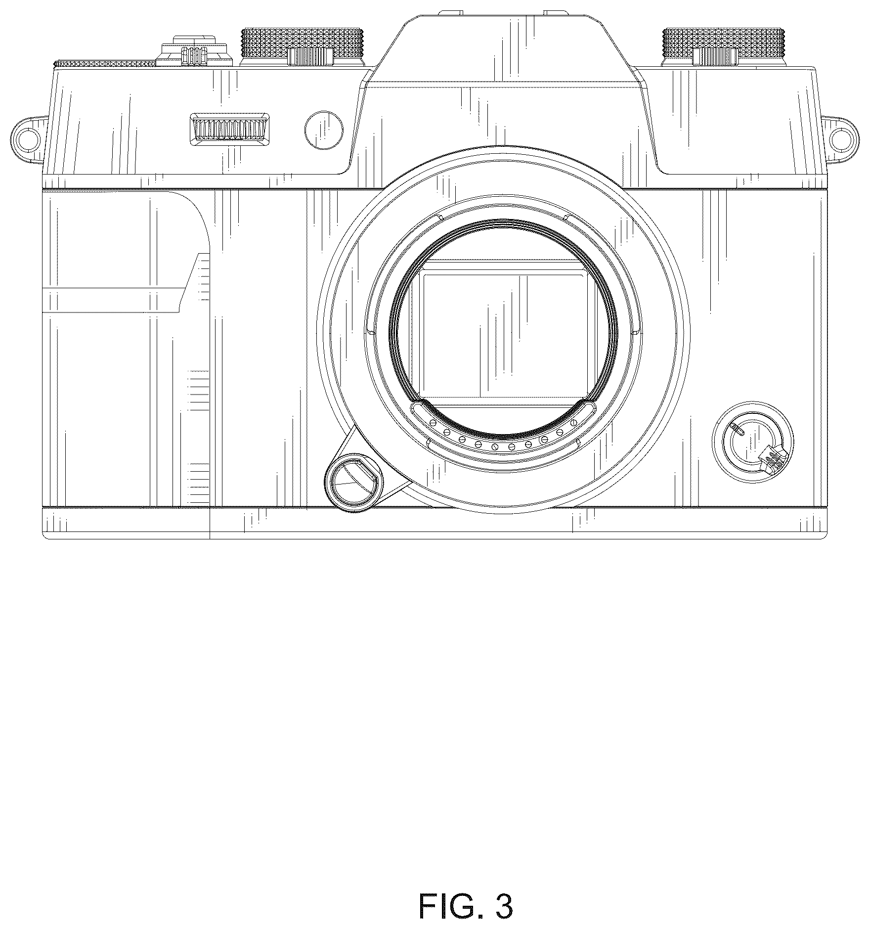 Patent USD1125328 Figure 3 – Digital camera