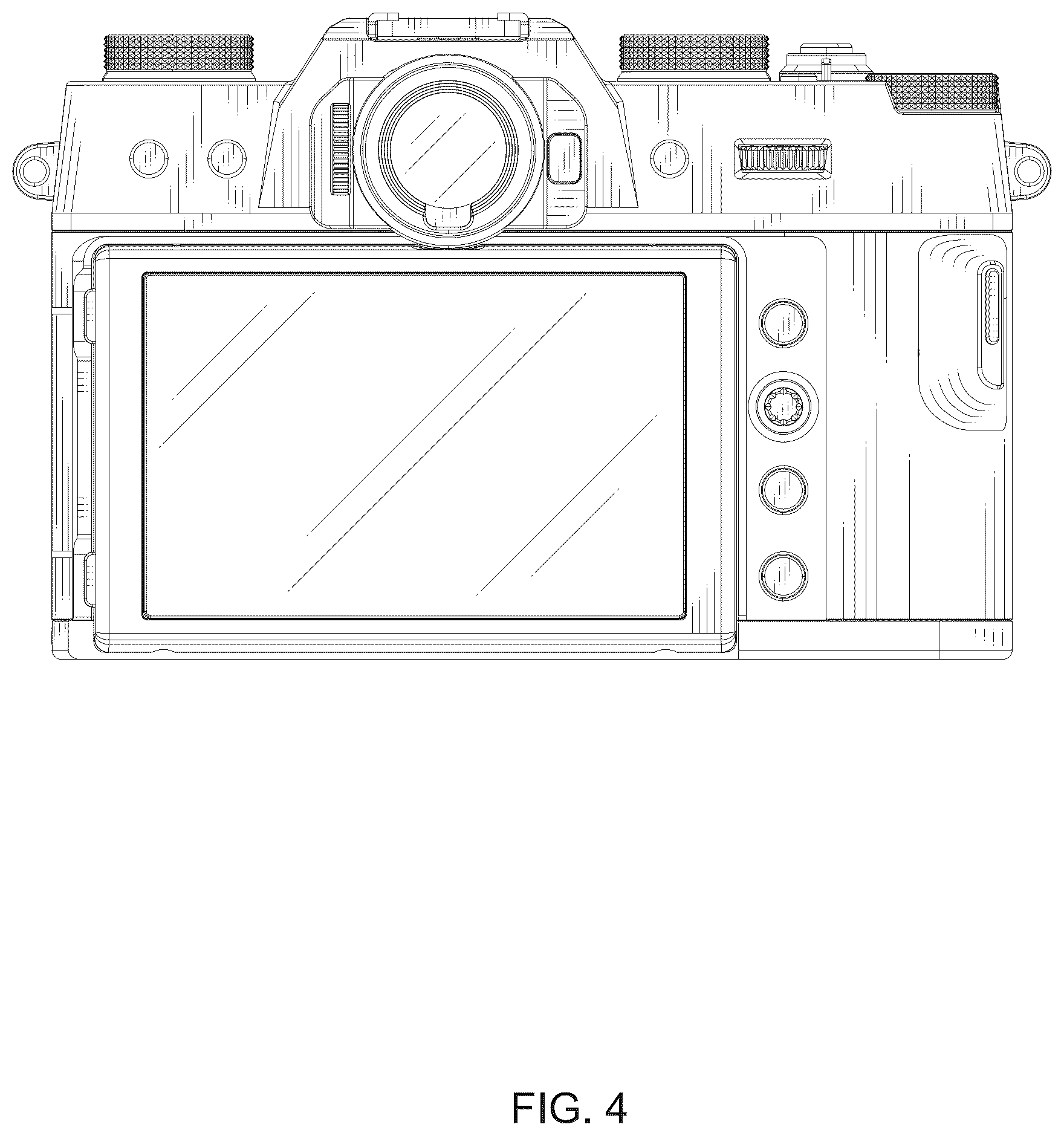 Patent USD1125328 Figure 4 – Digital camera