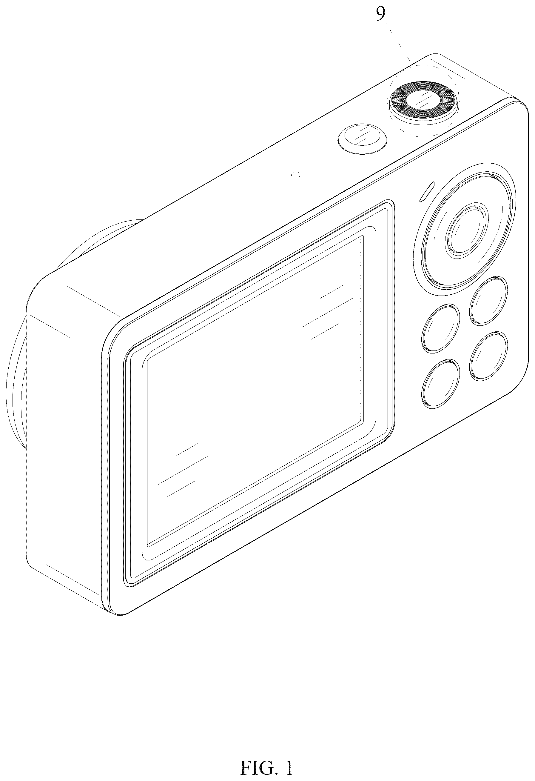 Patent USD1125330 Figure 1 – Digital camera