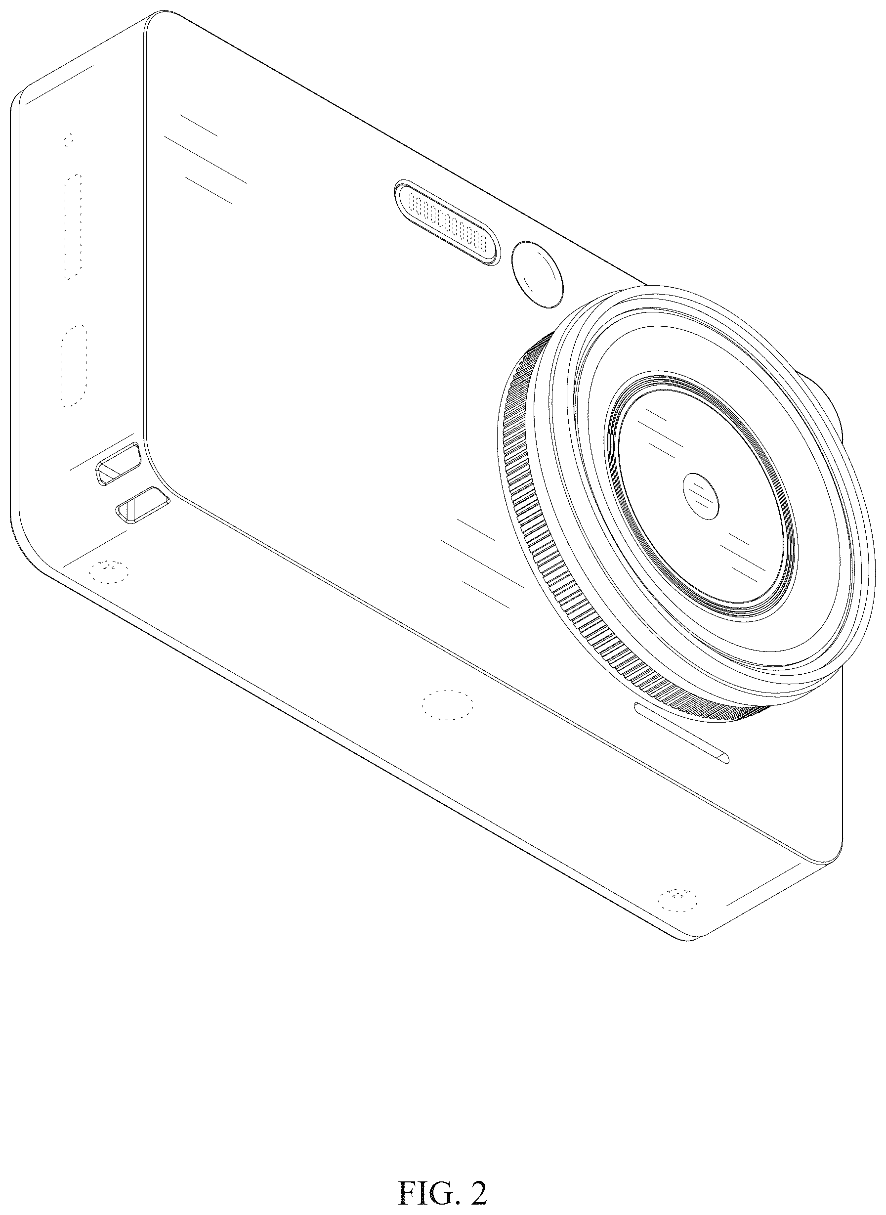 Patent USD1125330 Figure 2 – Digital camera