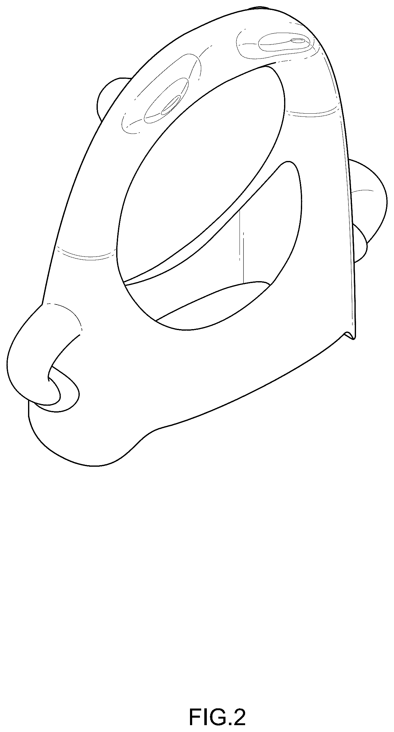 Patent USD1125332 Figure 2 – Accessory for a digital camera