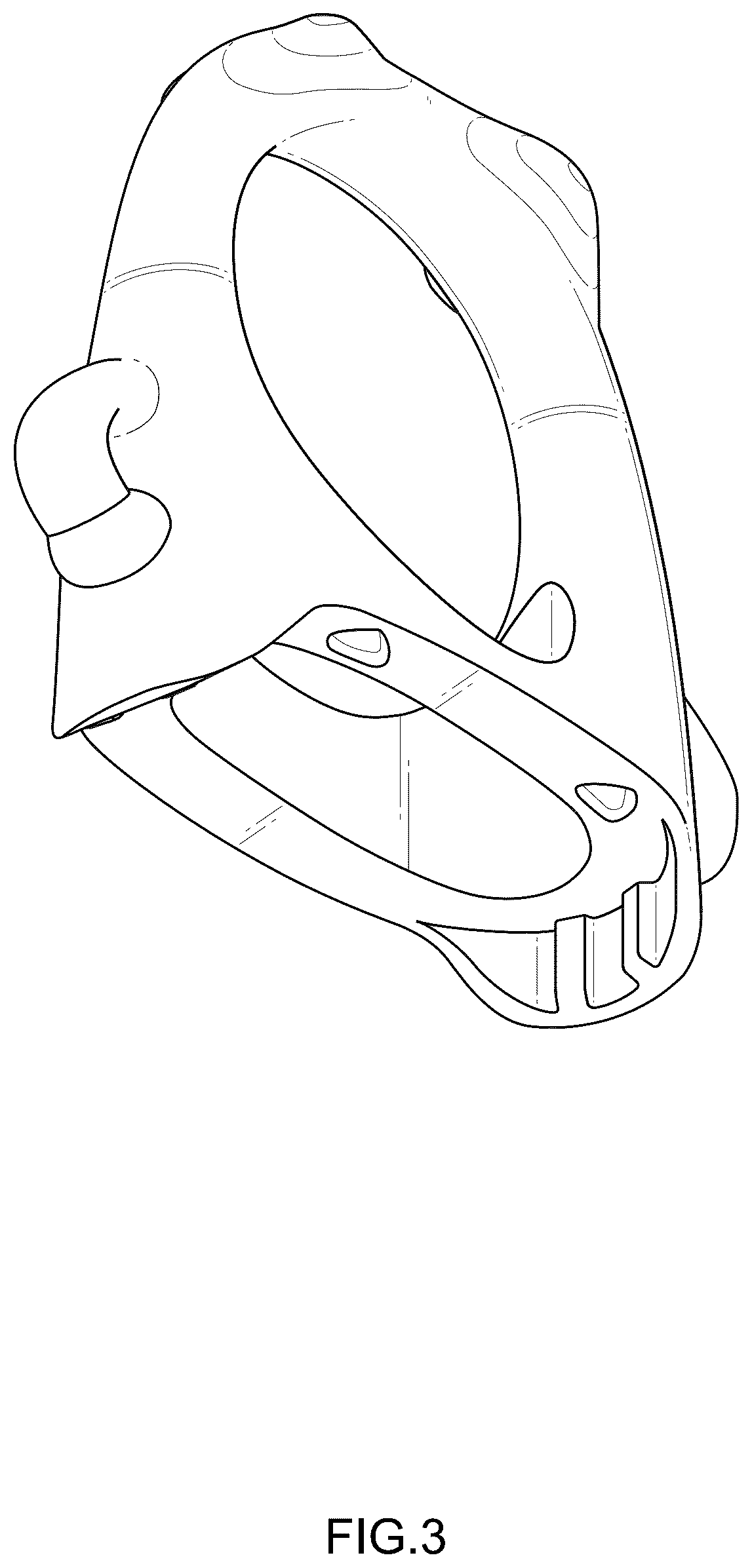 Patent USD1125332 Figure 3 – Accessory for a digital camera