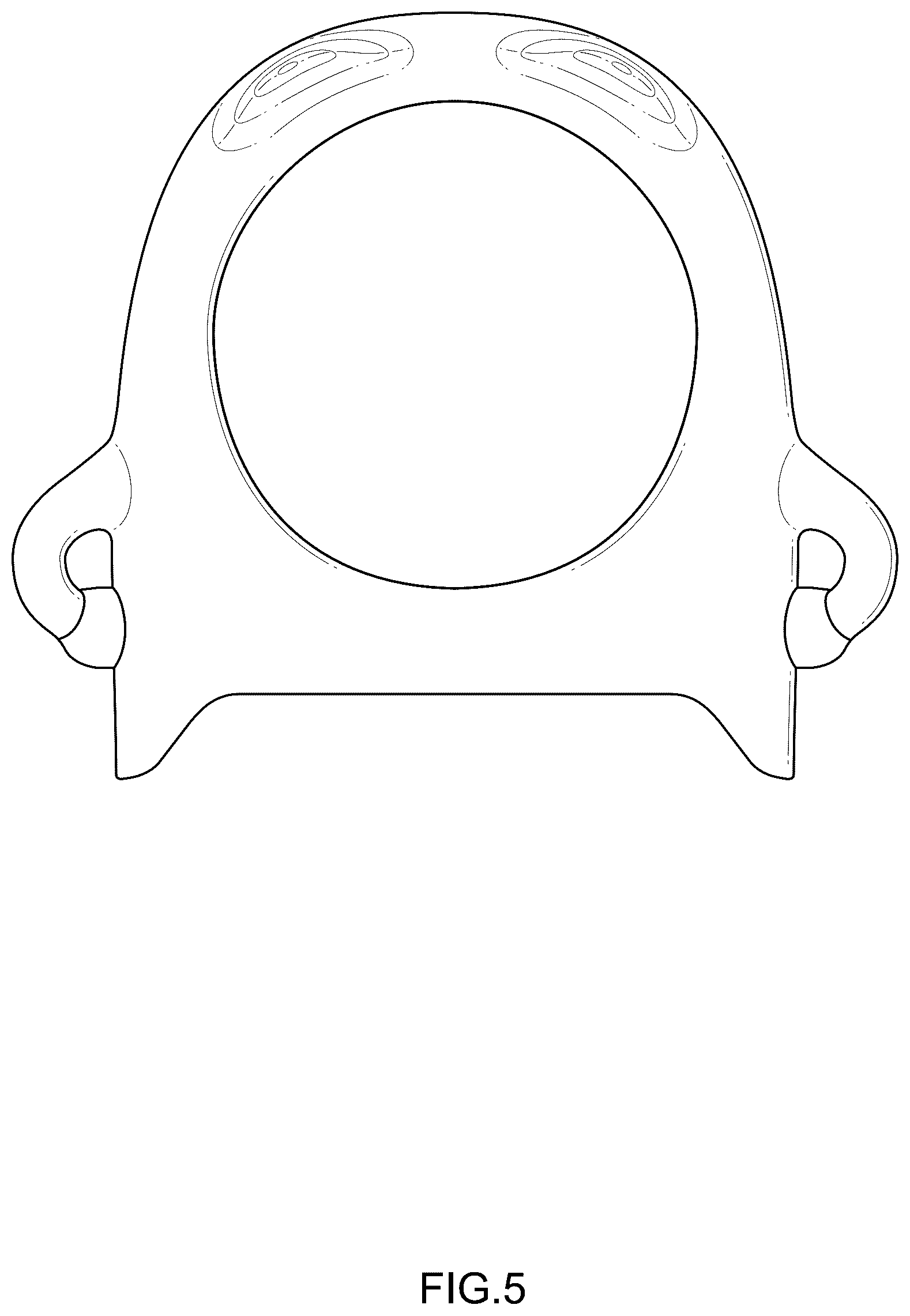 Patent USD1125332 Figure 5 – Accessory for a digital camera
