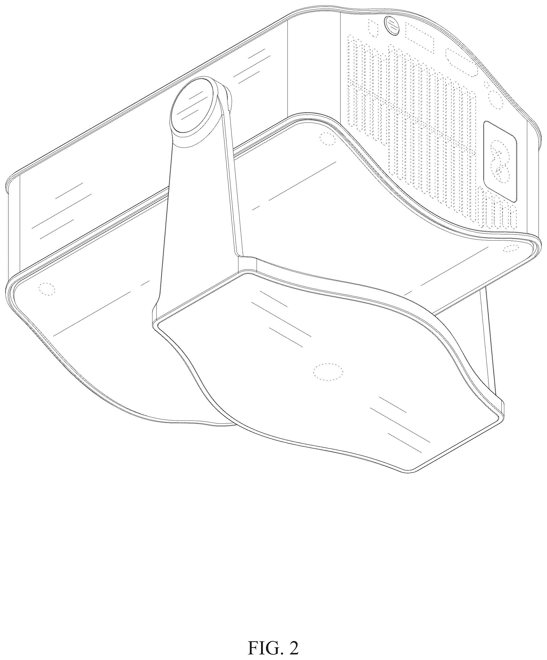 Patent USD1125333 Figure 2 – Projector