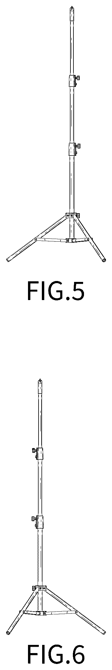Patent USD1125335 Figure 4 – Projector stands