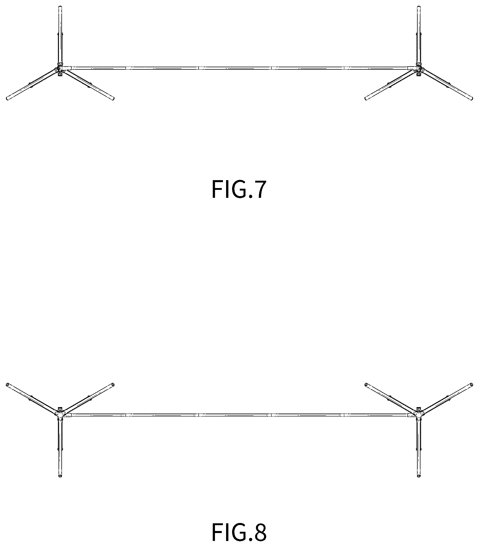 Patent USD1125335 Figure 5 – Projector stands