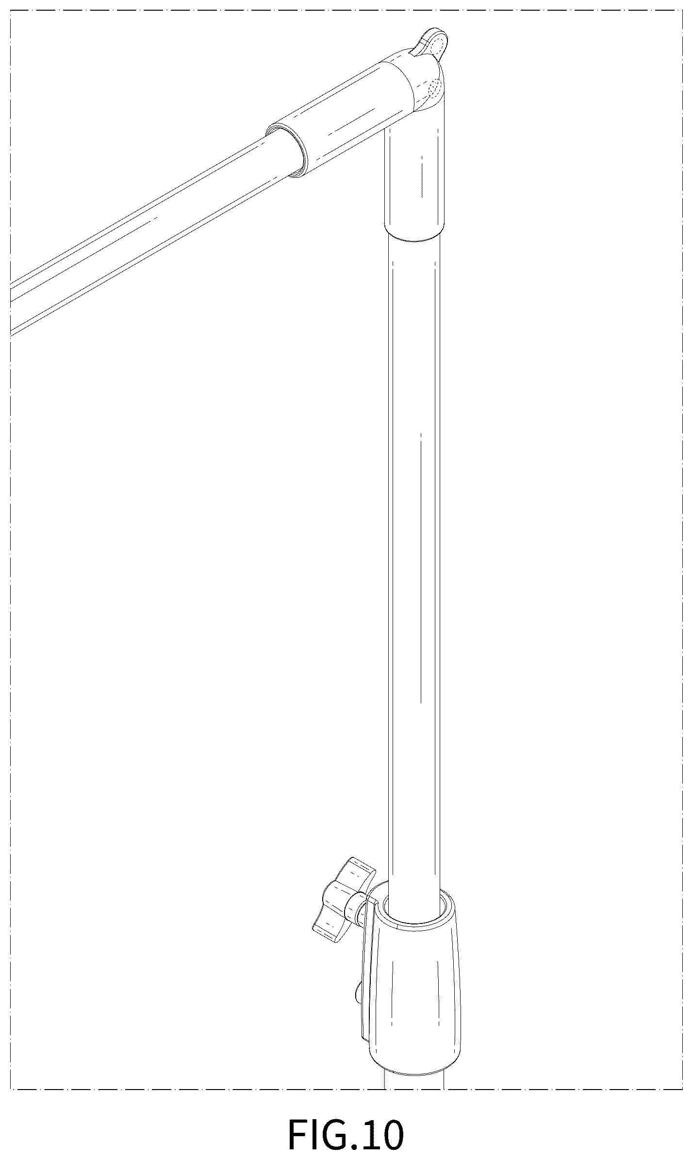 Patent USD1125335 Figure 7 – Projector stands