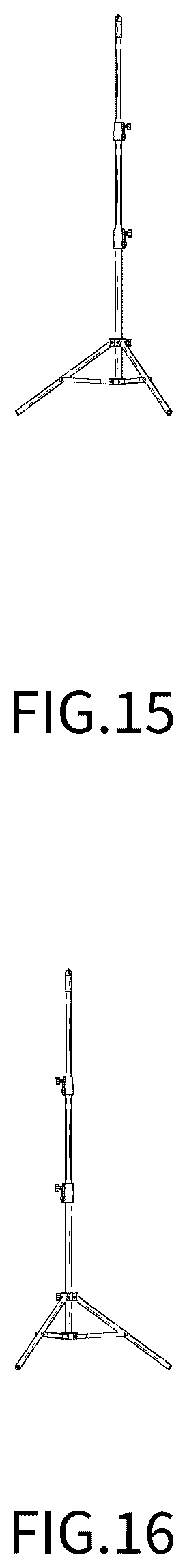 Patent USD1125335 Figure 11 – Projector stands