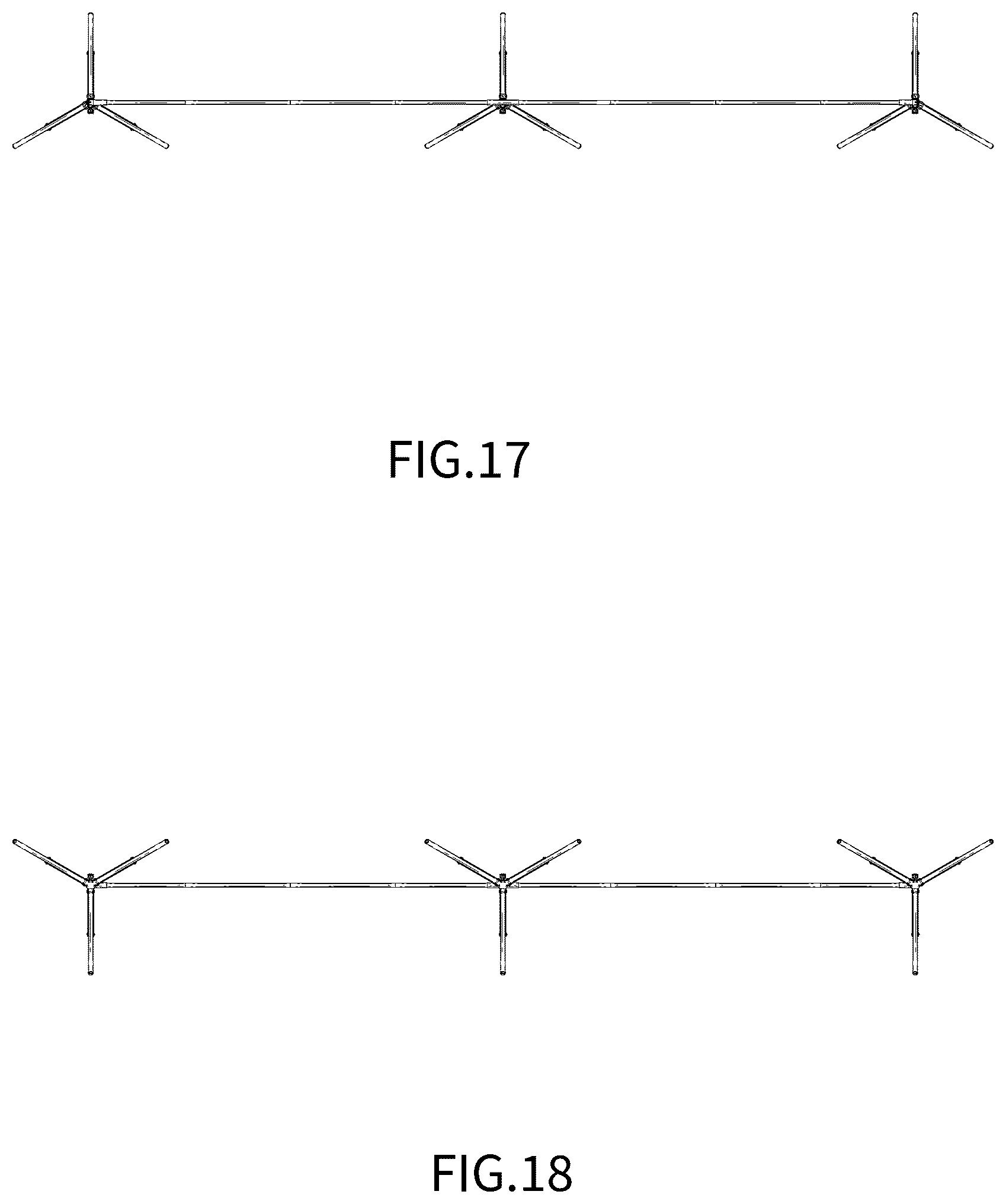 Patent USD1125335 Figure 12 – Projector stands