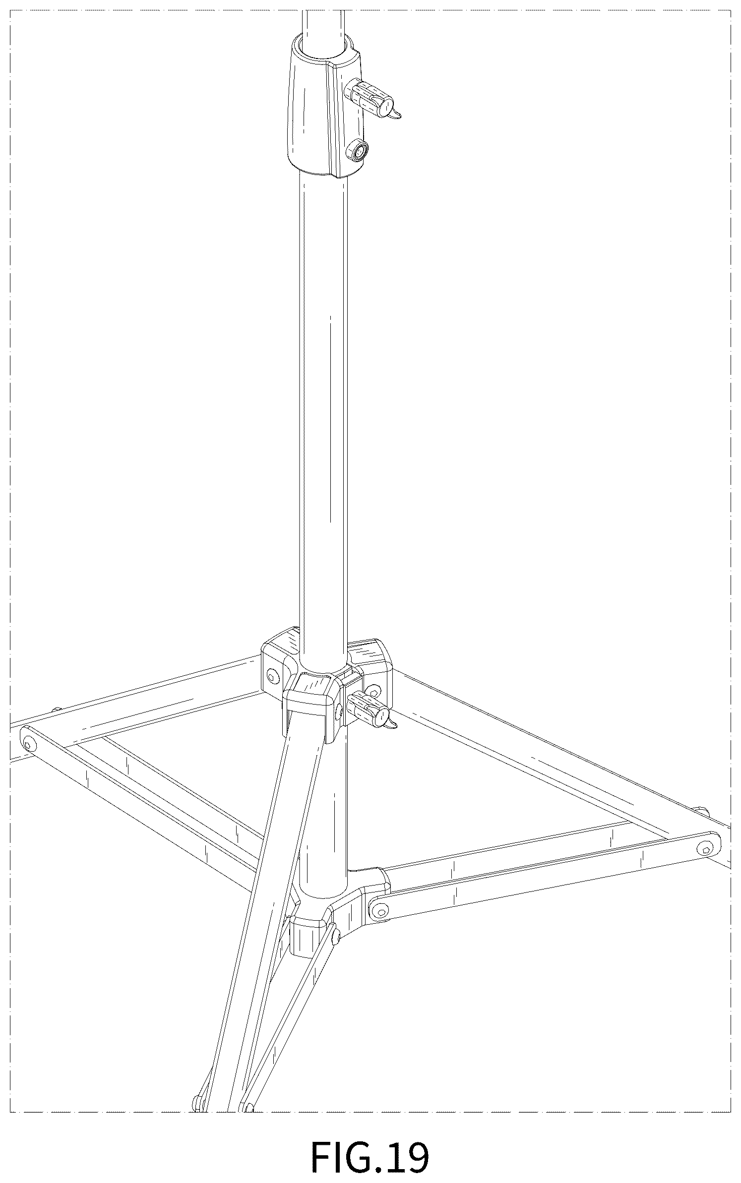 Patent USD1125335 Figure 13 – Projector stands