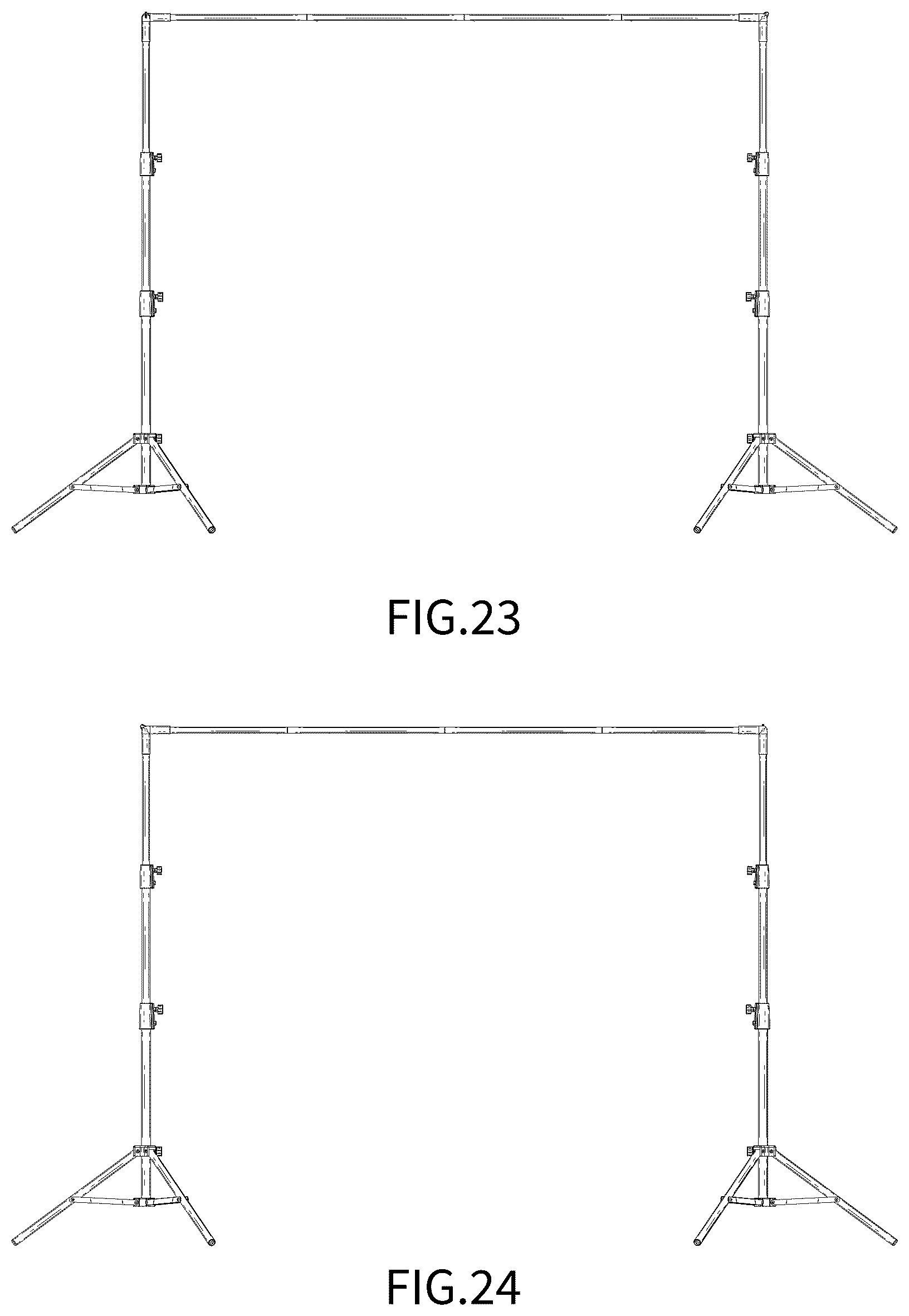 Patent USD1125335 Figure 17 – Projector stands