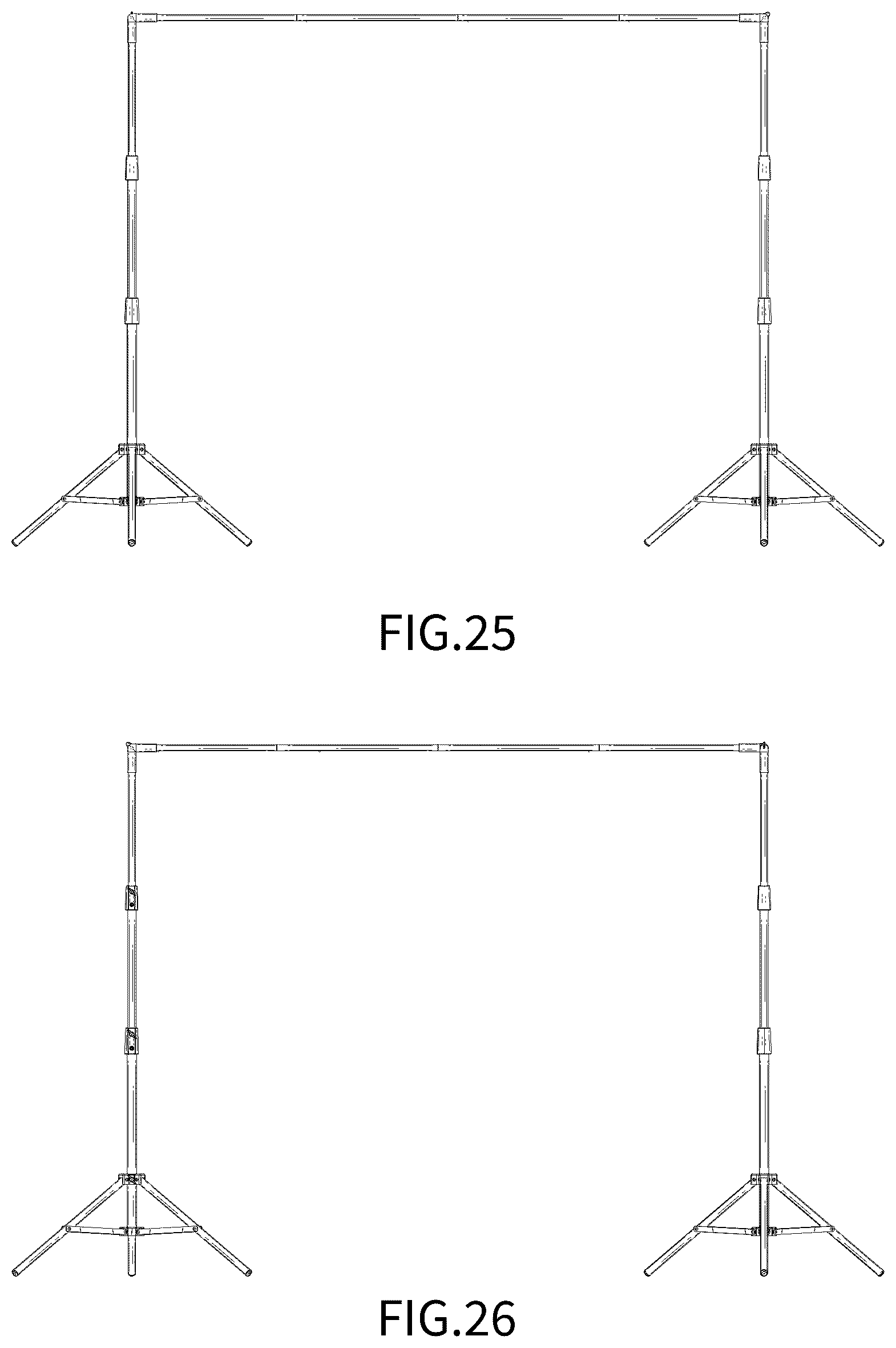 Patent USD1125335 Figure 18 – Projector stands