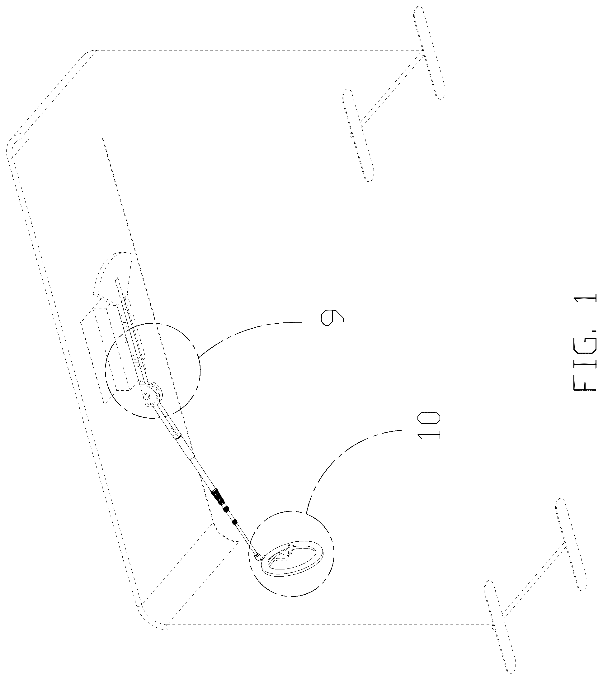 Patent USD1125336 Figure 1 – 360 degree shooting studio
