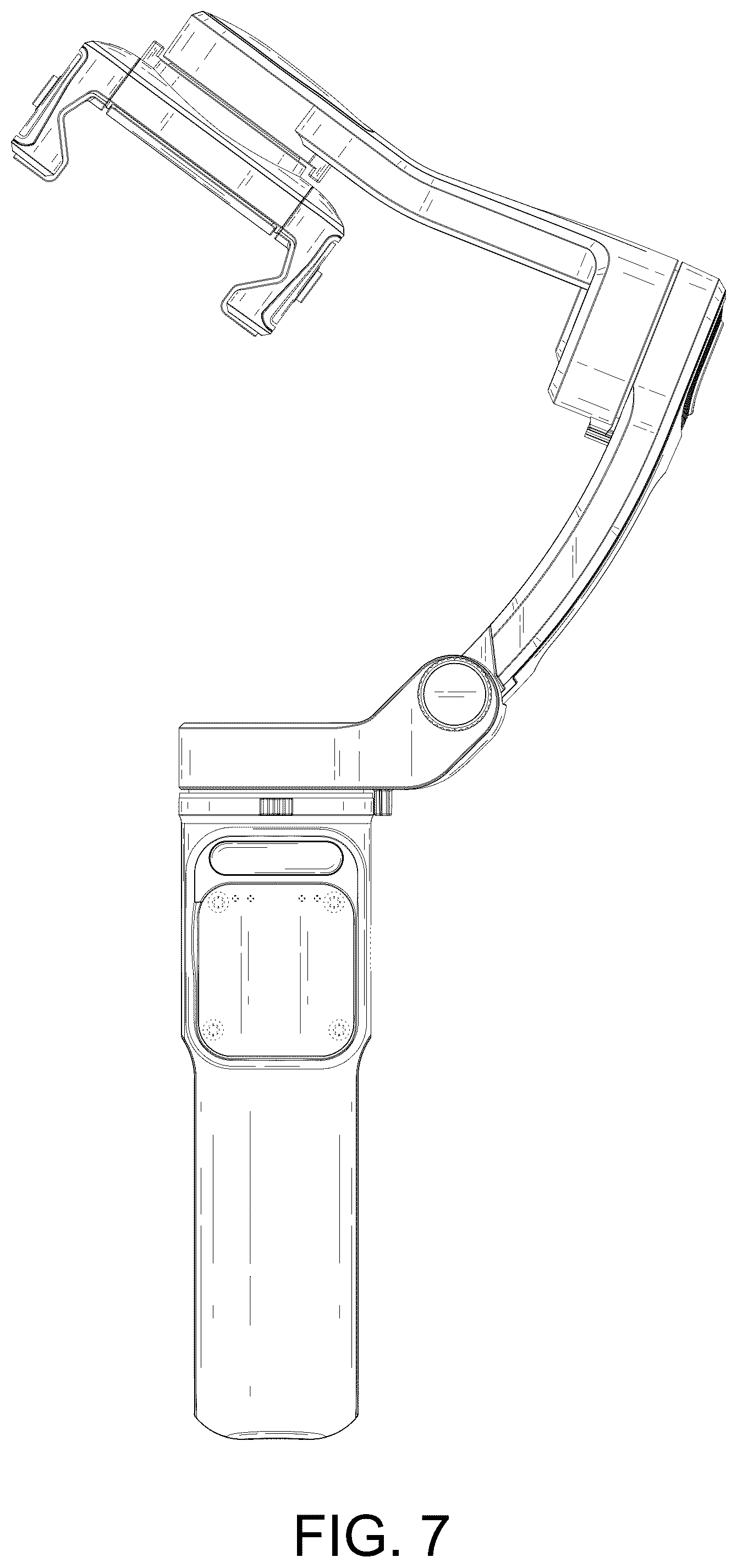 Patent USD1125337 Figure 7 – Selfie stick