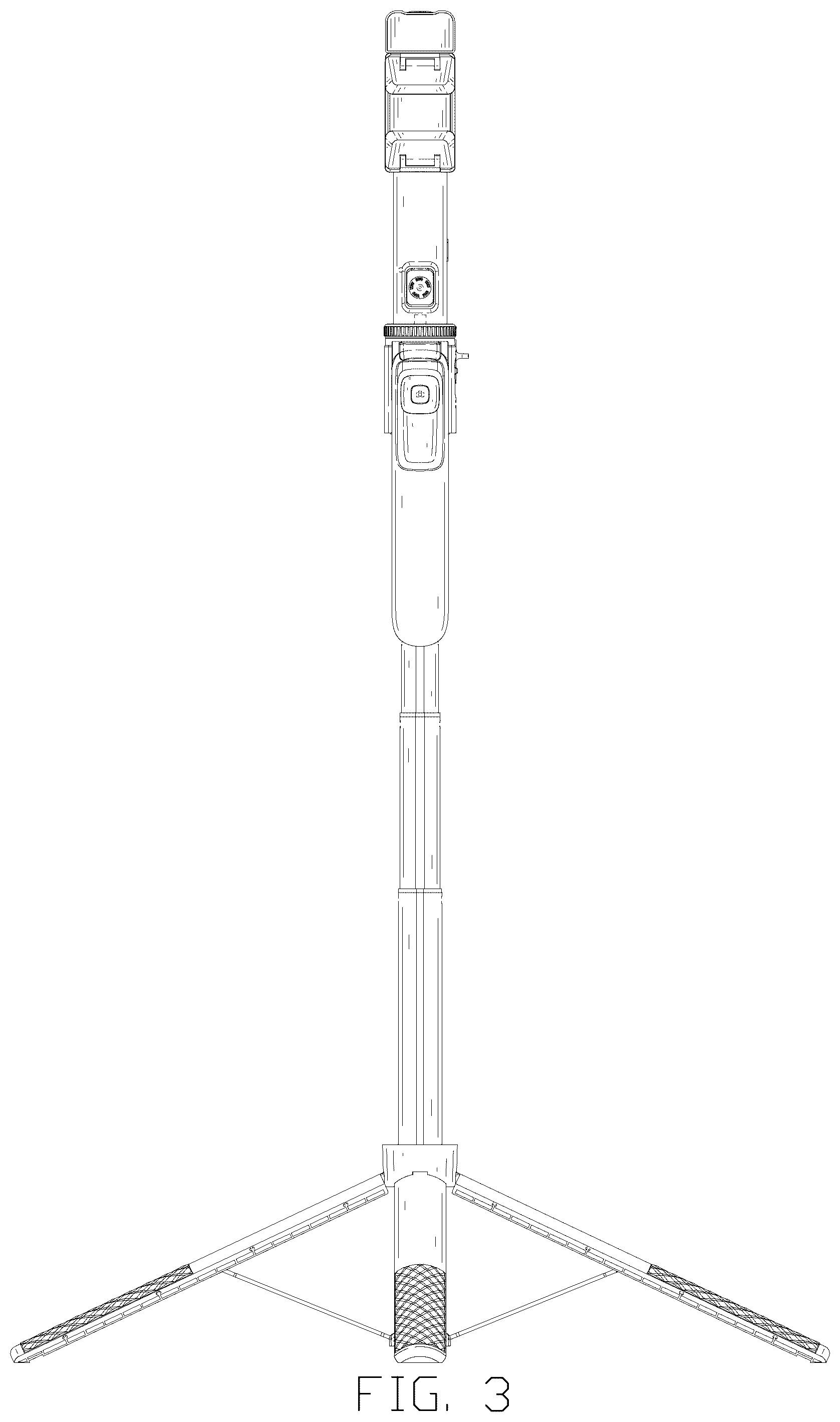 Patent USD1125338 Figure 3 – Mobile phone stand