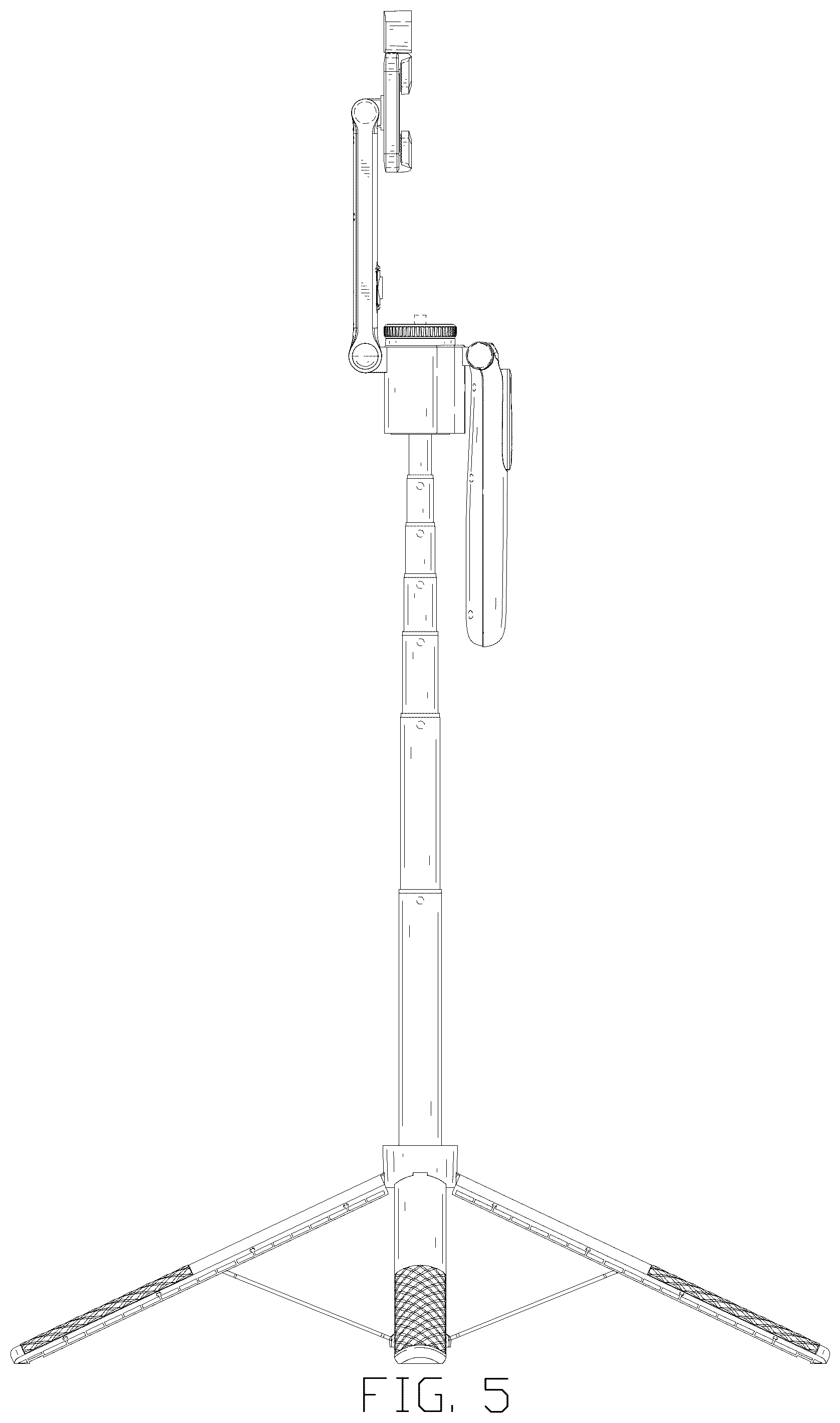 Patent USD1125338 Figure 5 – Mobile phone stand