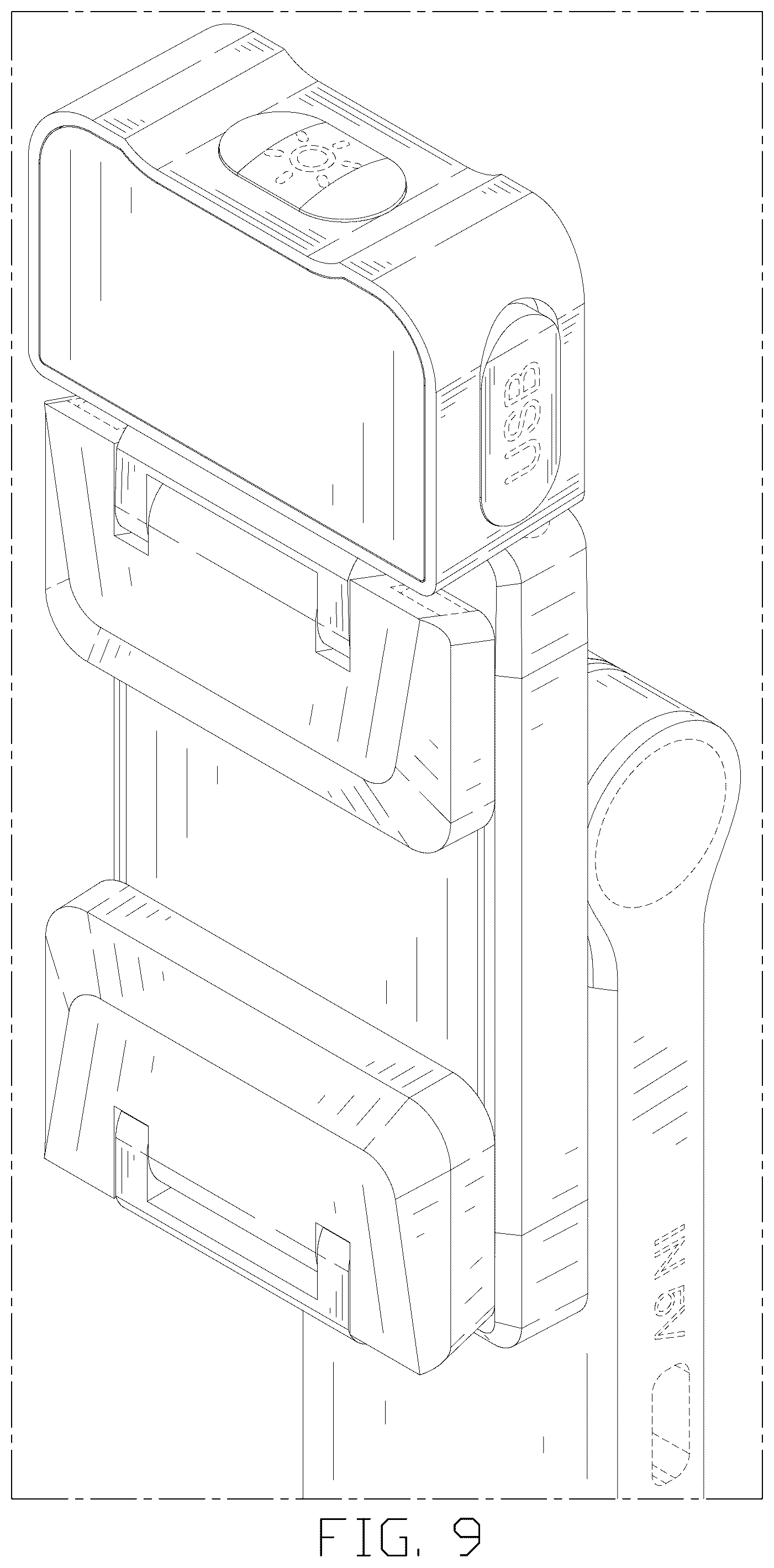 Patent USD1125338 Figure 9 – Mobile phone stand
