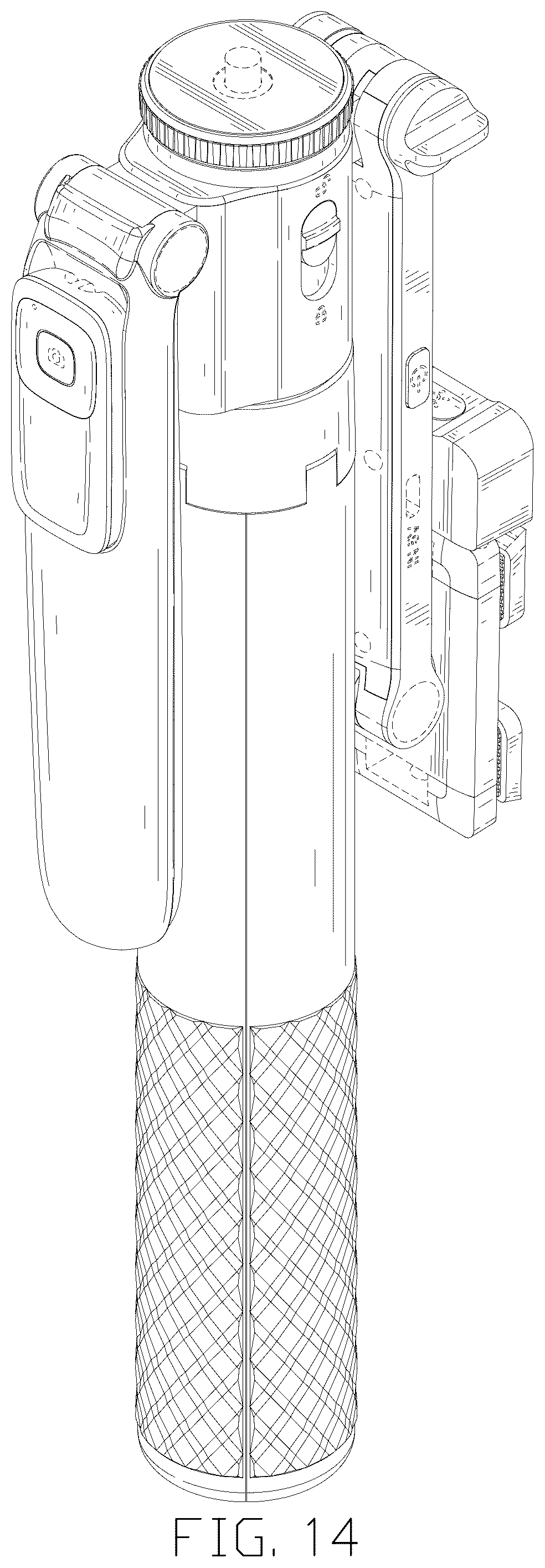 Patent USD1125338 Figure 14 – Mobile phone stand