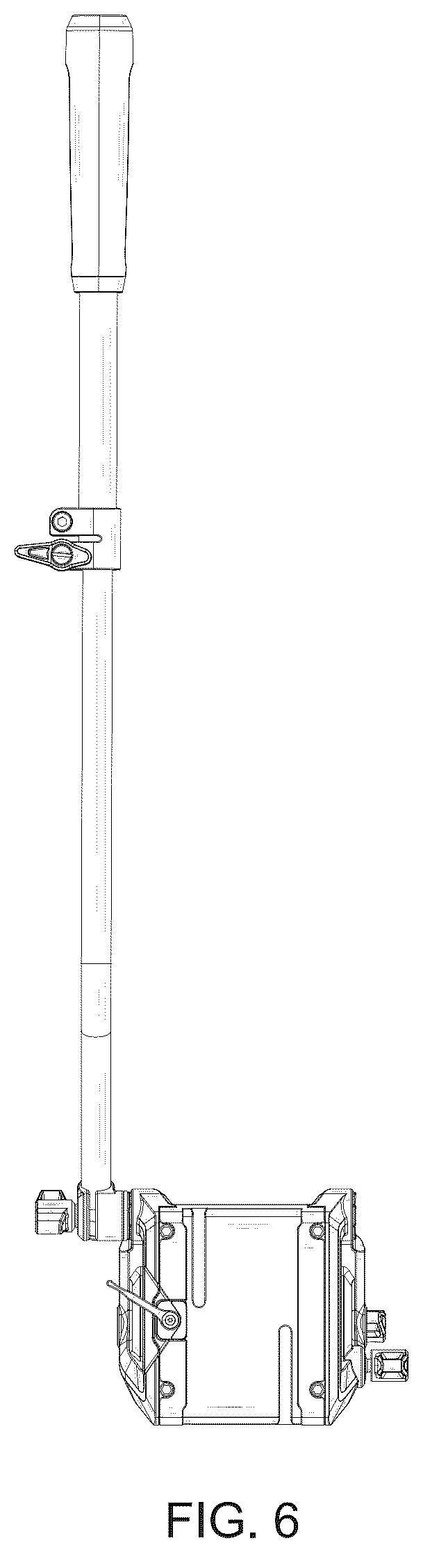 Patent USD1125341 Figure 6 – Tripod head