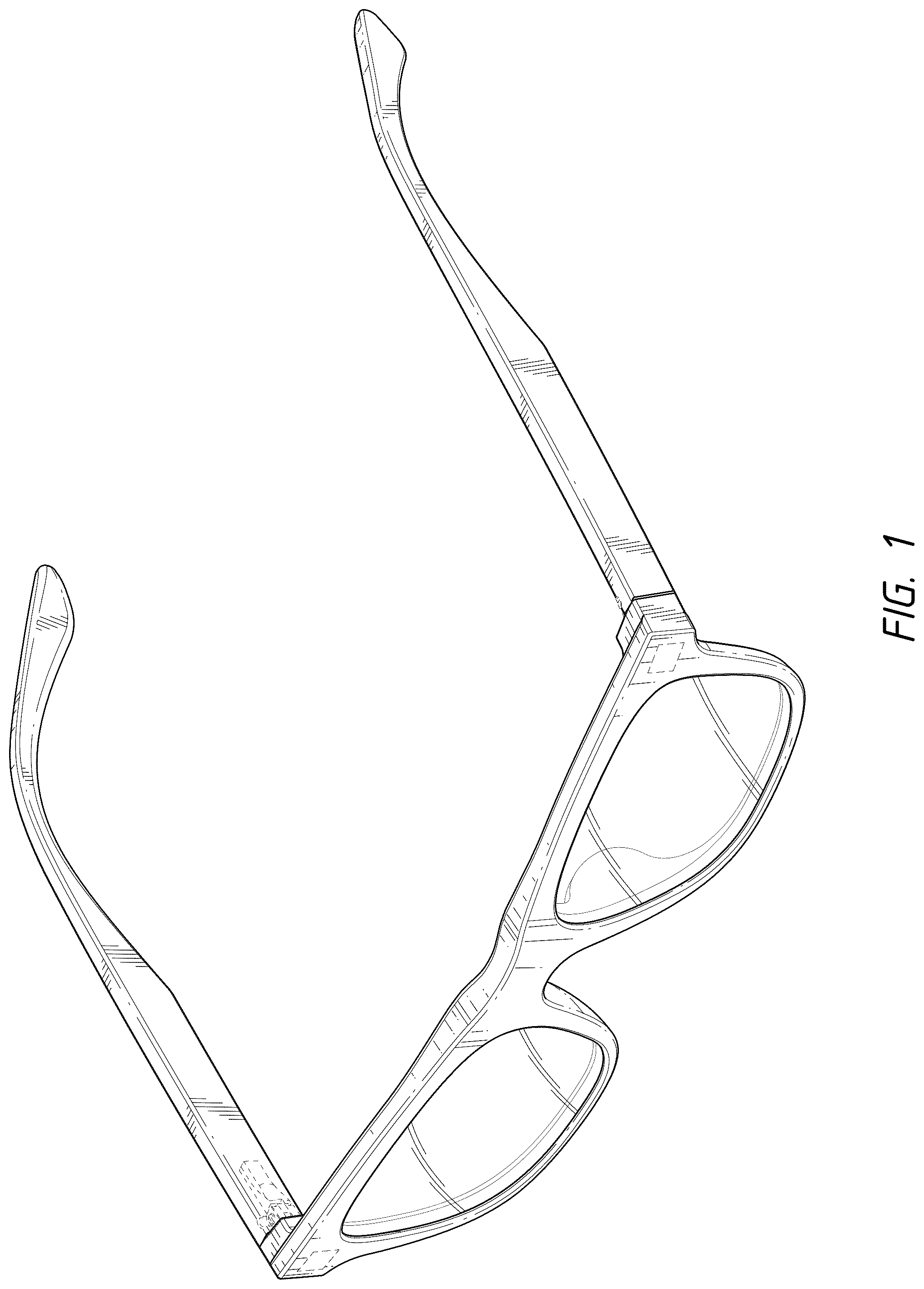 Patent USD1125342 Figure 1 – Eyewear frame
